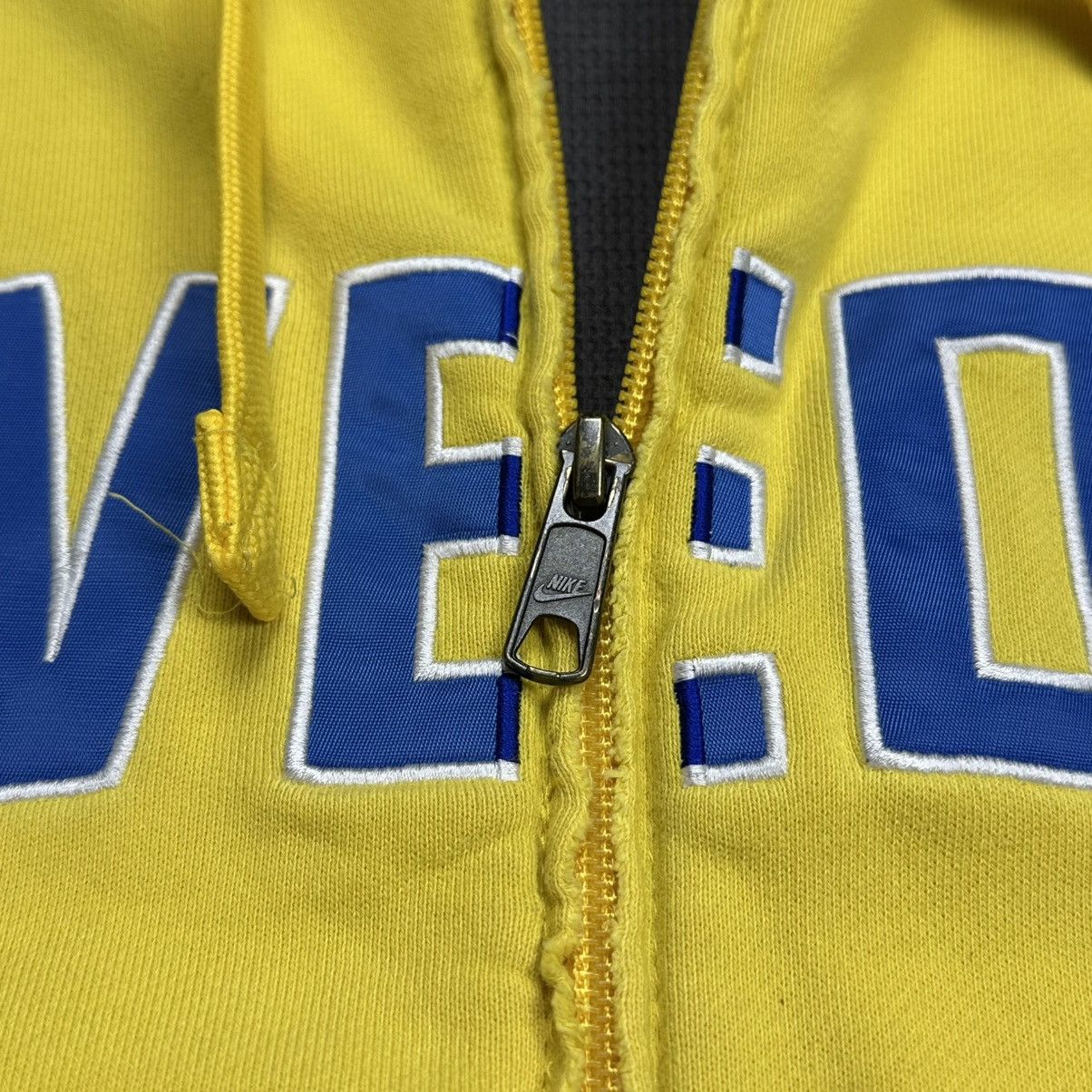 Nike × Vintage Vintage Nike Team Sweden Hockey Rare 90s Zip Hoodie Size US M / EU 48-50 / 2 - 5 Thumbnail