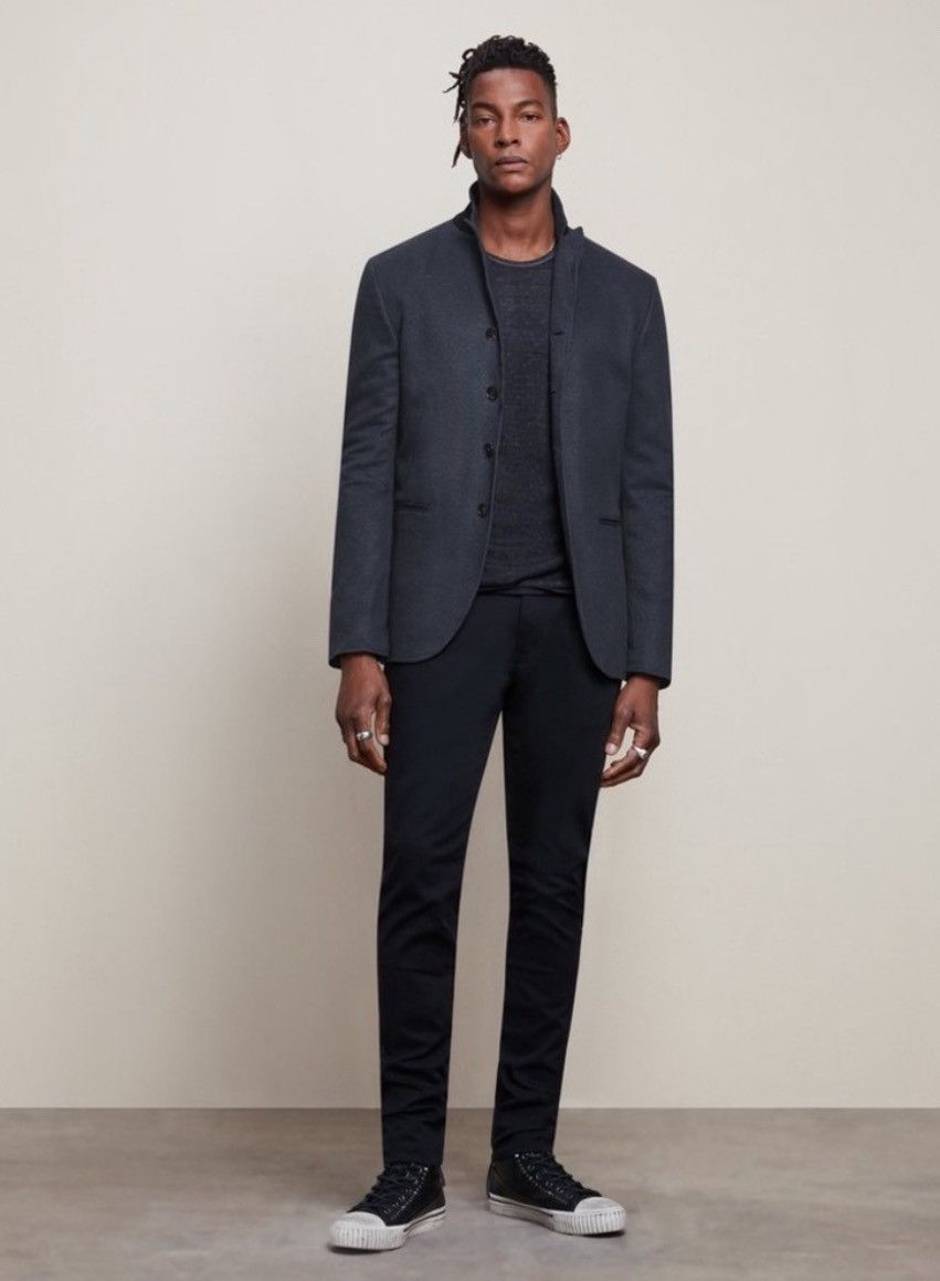 John Varvatos Slim fit convertible lapel jacket. 40 Size US M / EU 48-50 / 2 - 4 Thumbnail