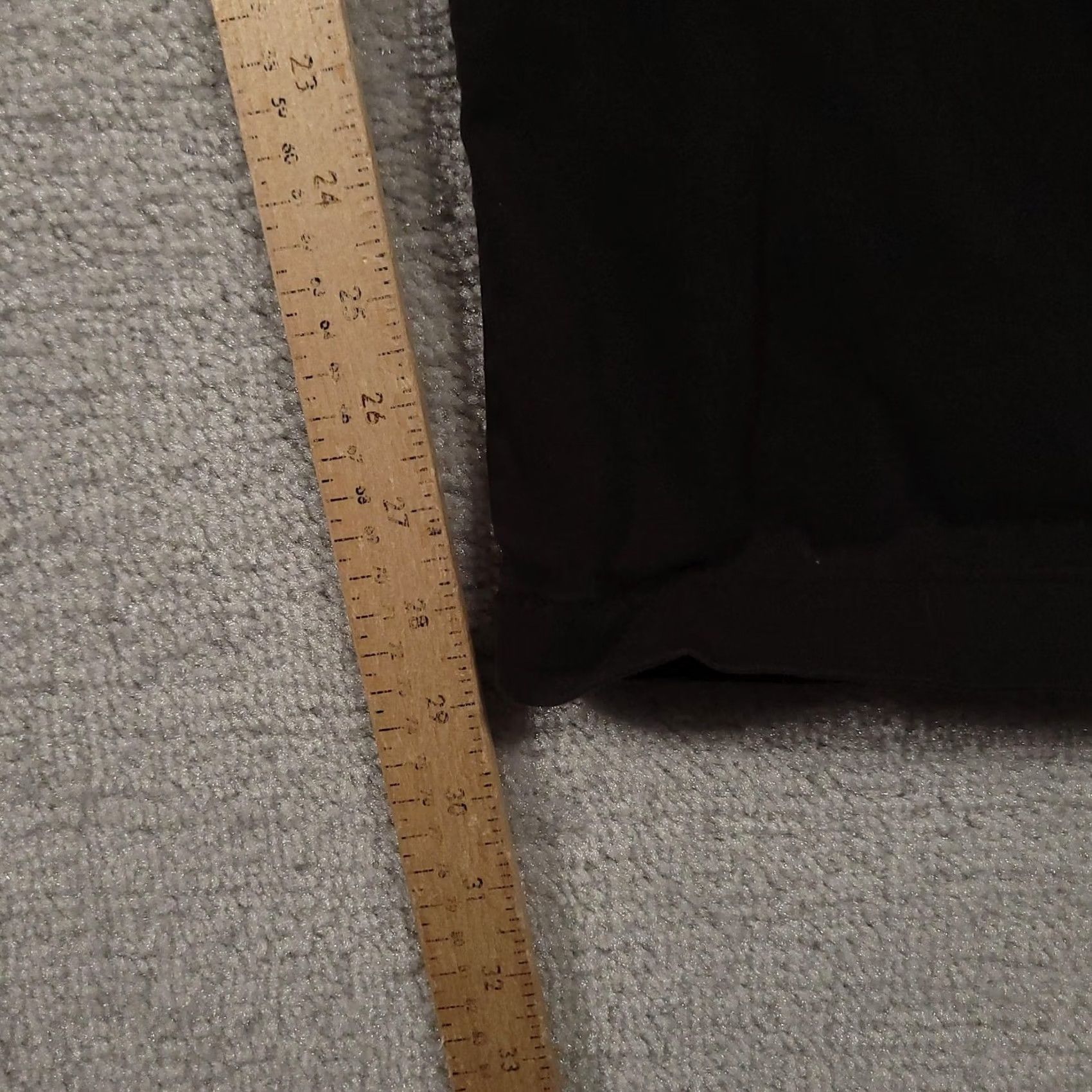 Lee Lee Pants Mens 40x30 Black Slim Straight Stretch Dress Chinos Cotton Blend Size US 40 / EU 56 - 4 Thumbnail