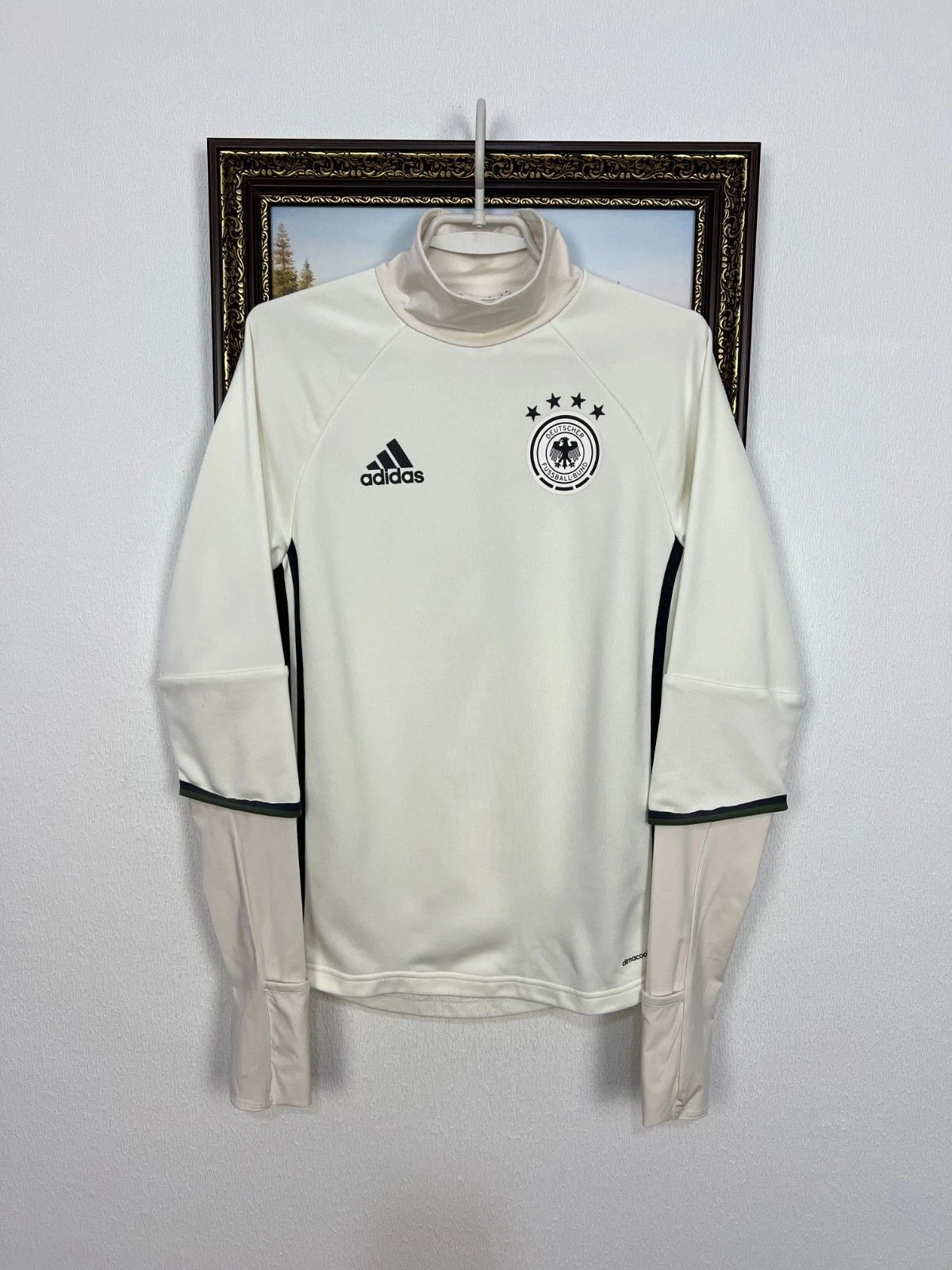 Adidas Adidas Germany Football Train Sweatshirt Jacket Track Top Size US XS / EU 42 / 0 - 1 Thumbnail