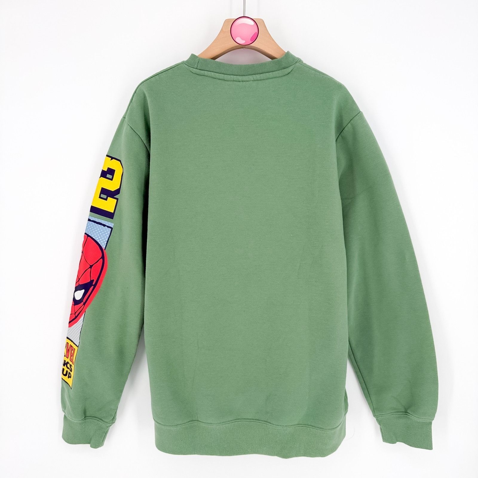 Other Marvel Spider Man 62 Comic Group Long Sleeve Sweatshirt Gree Size US M / EU 48-50 / 2 - 2 Thumbnail