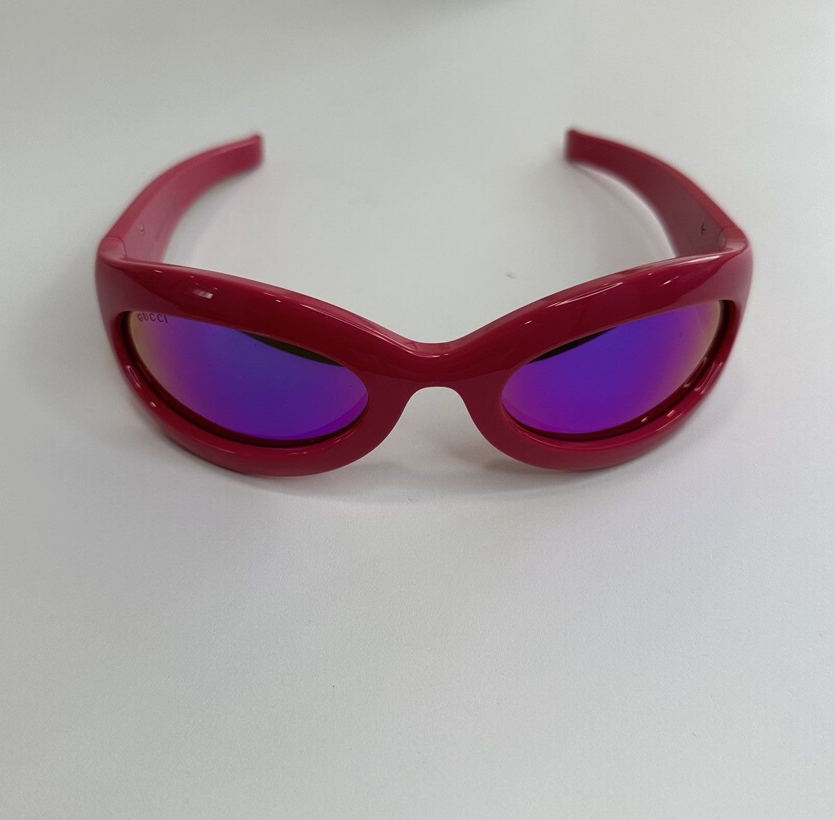 Gucci Gucci Fuchsia pink wrap sunglasses Size ONE SIZE - 2 Thumbnail