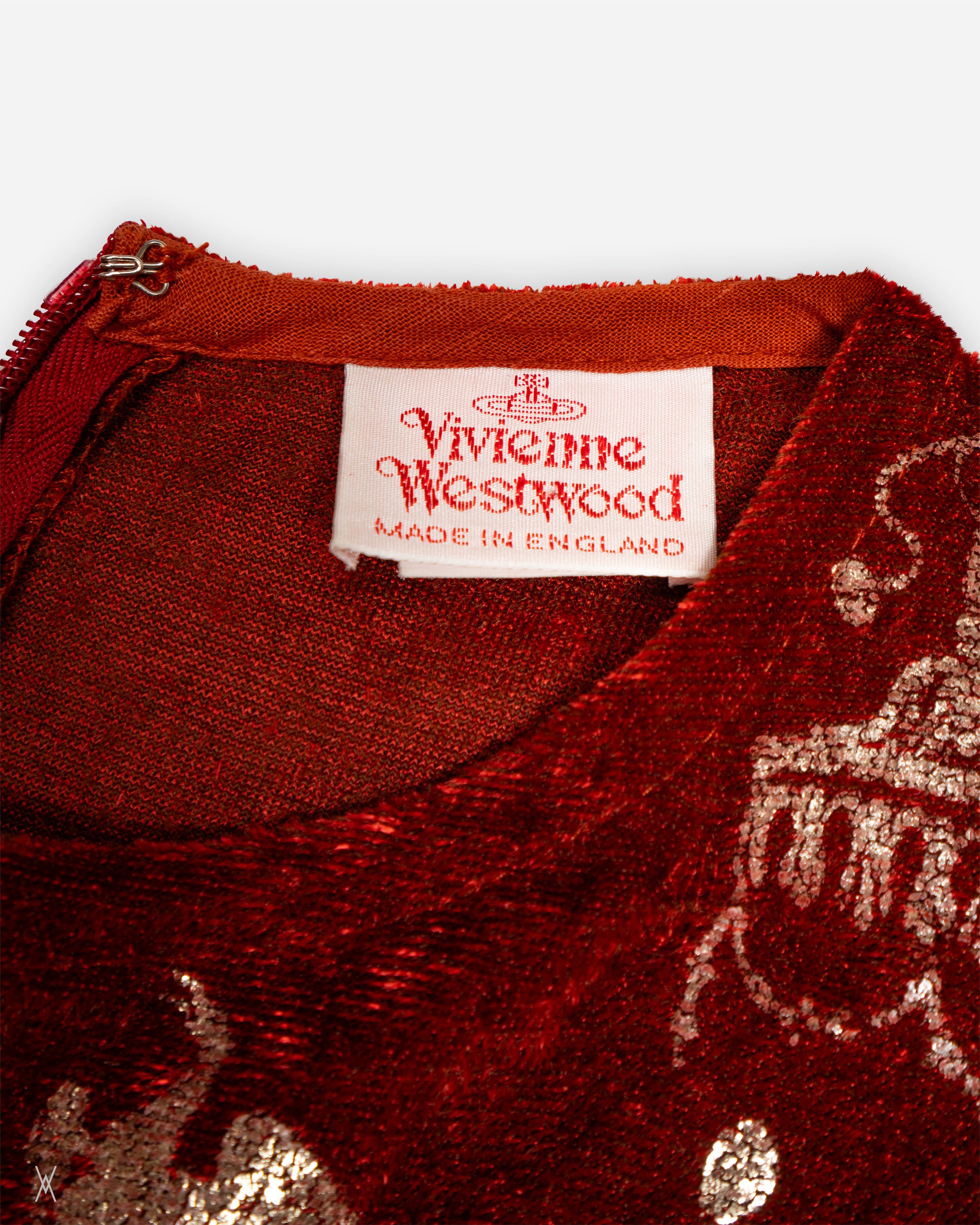 Vivienne Westwood Boulle Velvet Dress — Autumn/Winter 1990–1991 Size M / US 6-8 / IT 42-44 - 3 Thumbnail