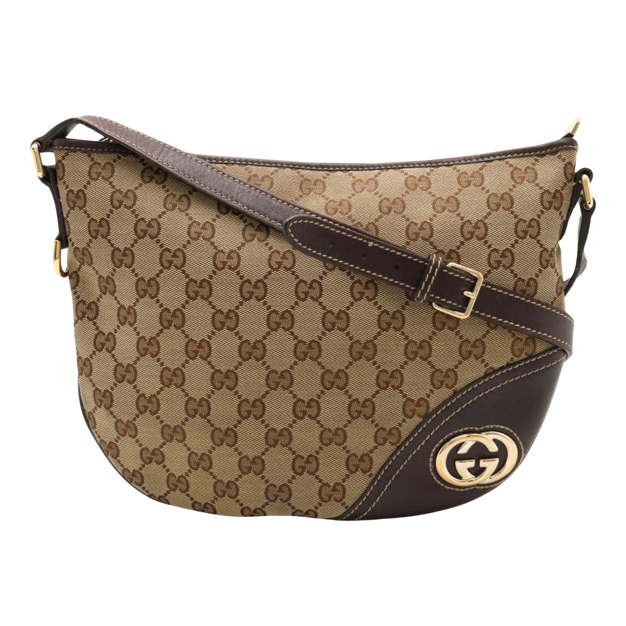 Gucci Gg Canvas Brown Canvas Shoulder Bag (Pre-Owned) Size ONE SIZE - 1 Thumbnail
