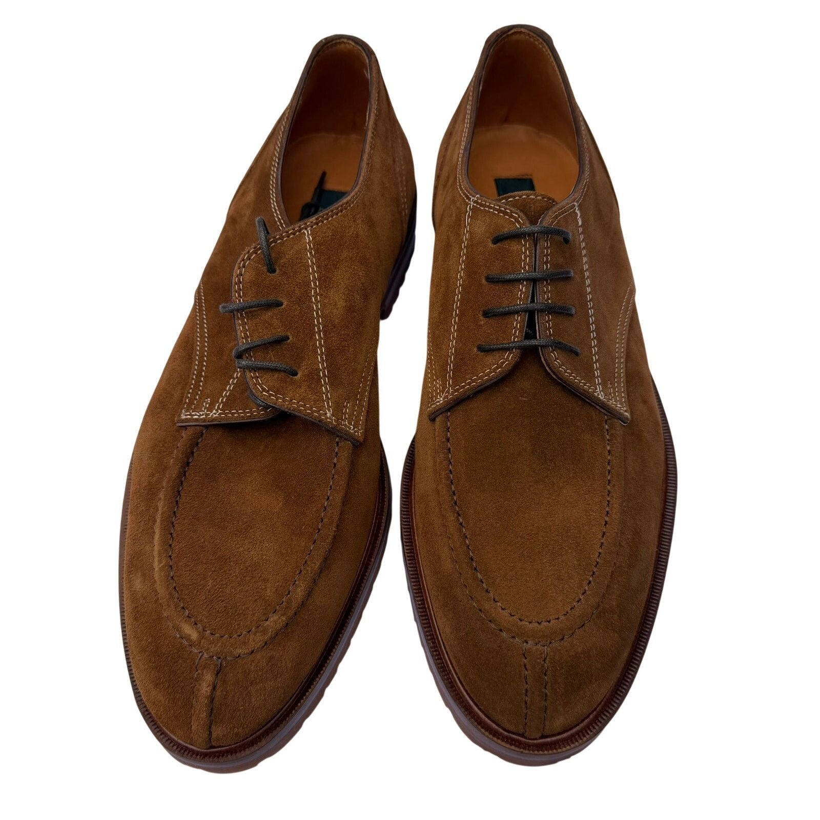 Zelli Zelli Suede Leather Norwegian Split-Toe Derby Shoes 10.5 Size US 10.5 / EU 43-44 - 3 Thumbnail
