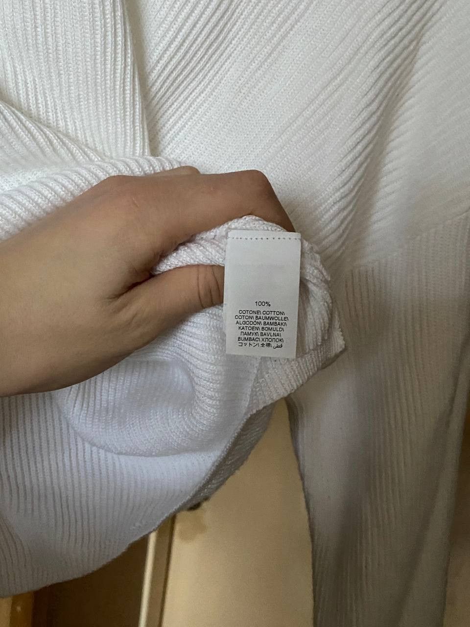 Brunello Cucinelli Brunello Cucinelli White Ribbed Hooded Sweater Size M / US 6-8 / IT 42-44 - 4 Thumbnail