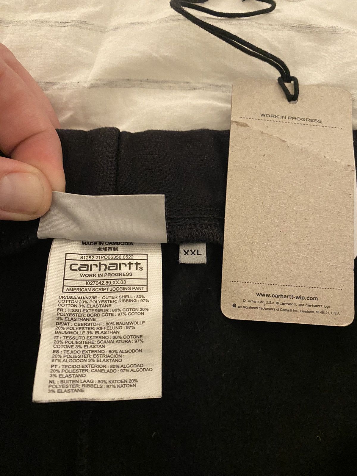 Carhartt Wip Carhartt WIP American Script Jogging Pant XXL Size US 38 / EU 54 - 9 Thumbnail