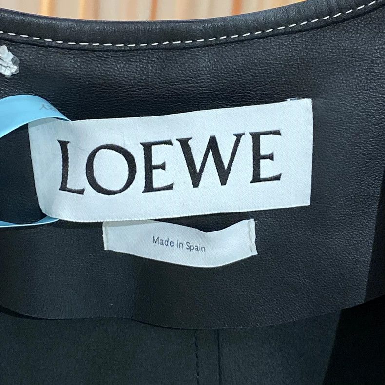 Loewe LOEWE Black sheepskin jacket with outer stitching Size XS / US 0-2 / IT 36-38 - 3 Thumbnail