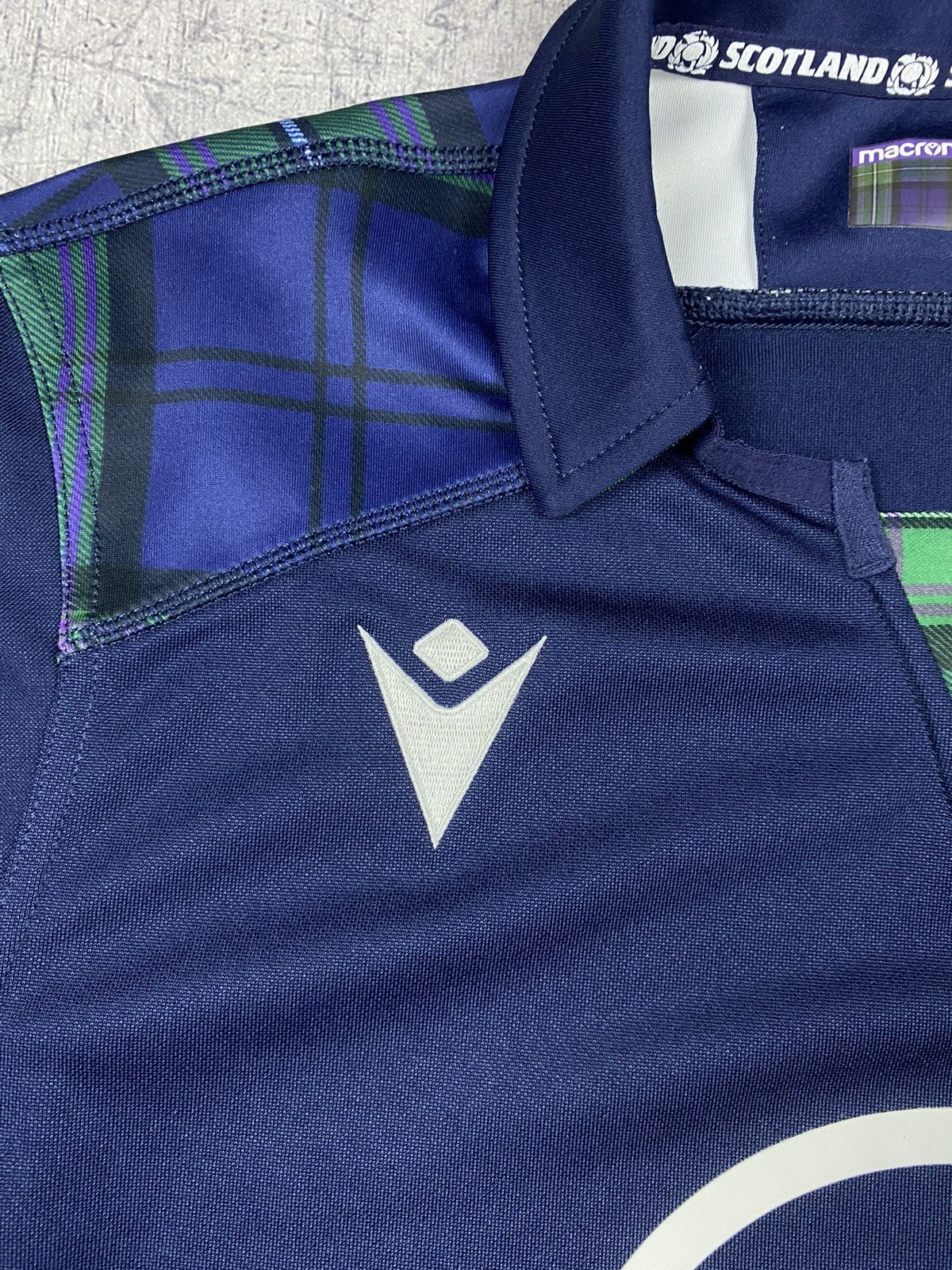 Other Macron Scotland Rugby Jersey Tee Rare Y2k Drill Hype Size US M / EU 48-50 / 2 - 9 Thumbnail