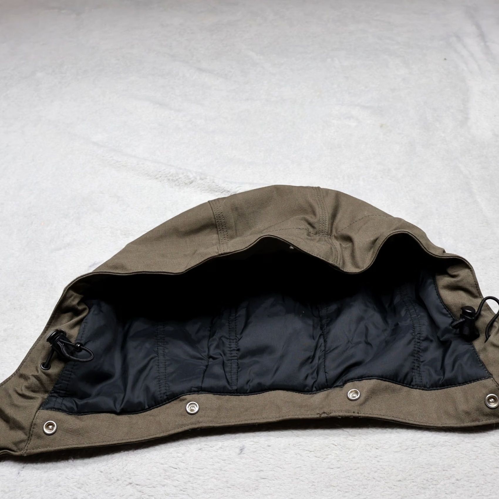 Carhartt VINTAGE Carhartt Hood Detachable Snap On Hood Men One Size Brown Ripstop Canvas Workwear Hood Size ONE SIZE - 5 Thumbnail