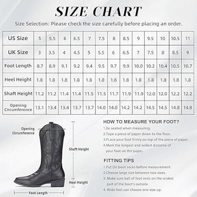 Other IUV Women's 8 Brown Faux Leather Embroidered Cowboy Boots Size US 8 / IT 38 - 8 Thumbnail