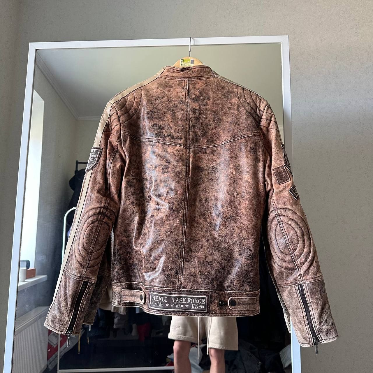 Other Vintage Leather Avant Garde Faded Style Biker Jacket Size US S / EU 44-46 / 1 - 6 Thumbnail