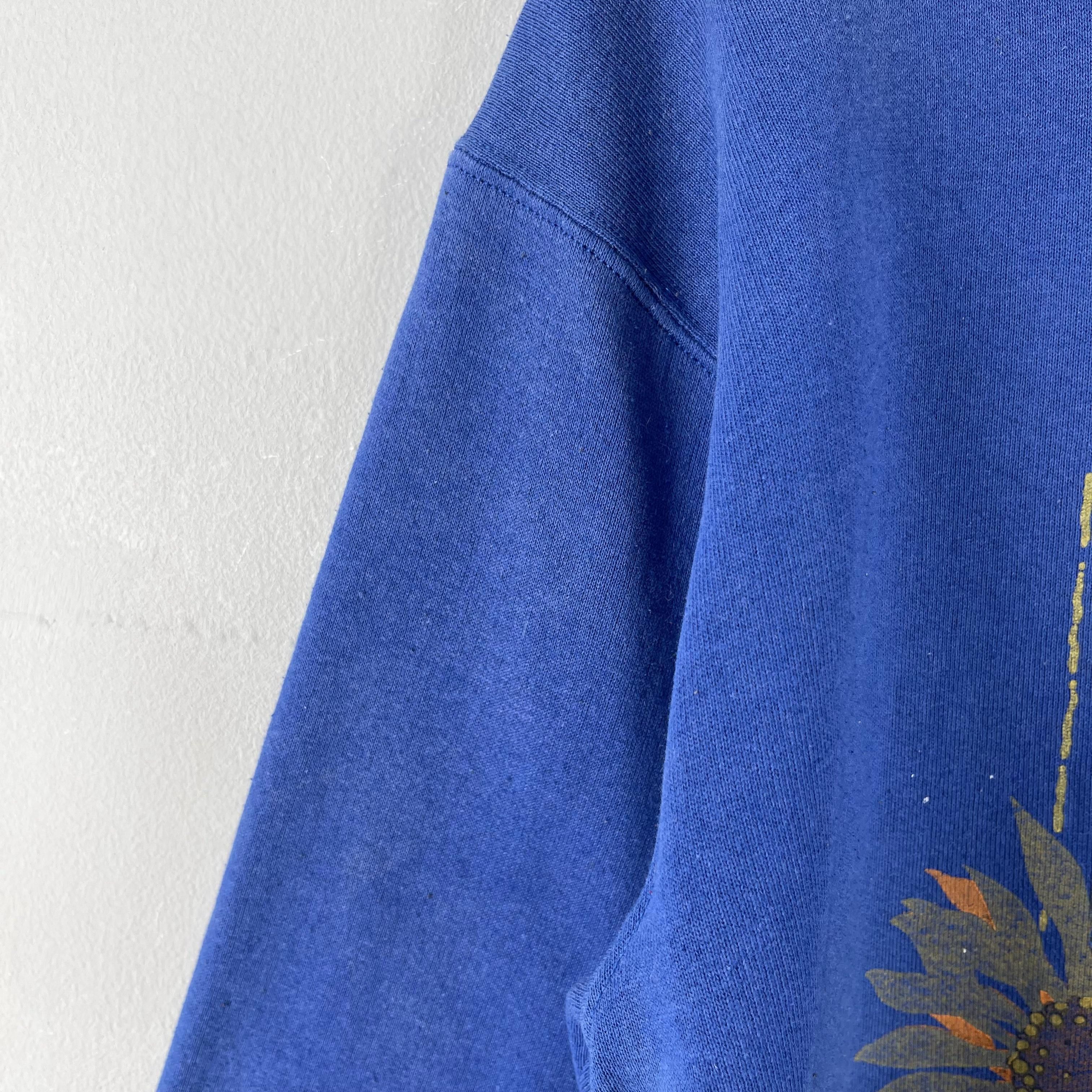 Vintage Vintage SUNFLOWER Pop Art Painting Crewneck Sweatshirt Size US L / EU 52-54 / 3 - 9 Thumbnail