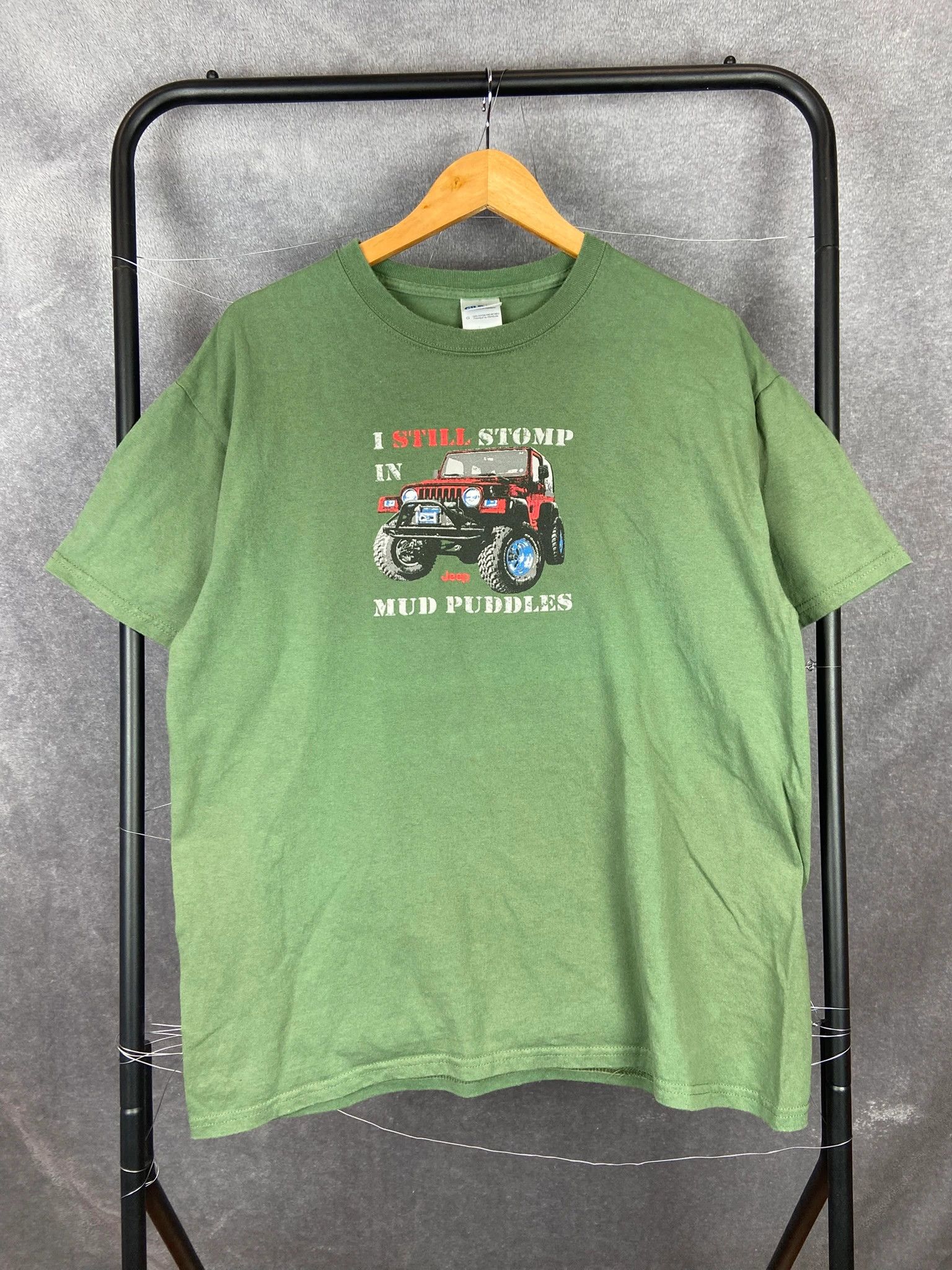 Jeep Vintage Jeep Tee / Green / Size L / Offroad 4x4 Mud Puddle Size US L / EU 52-54 / 3 - 1 Thumbnail