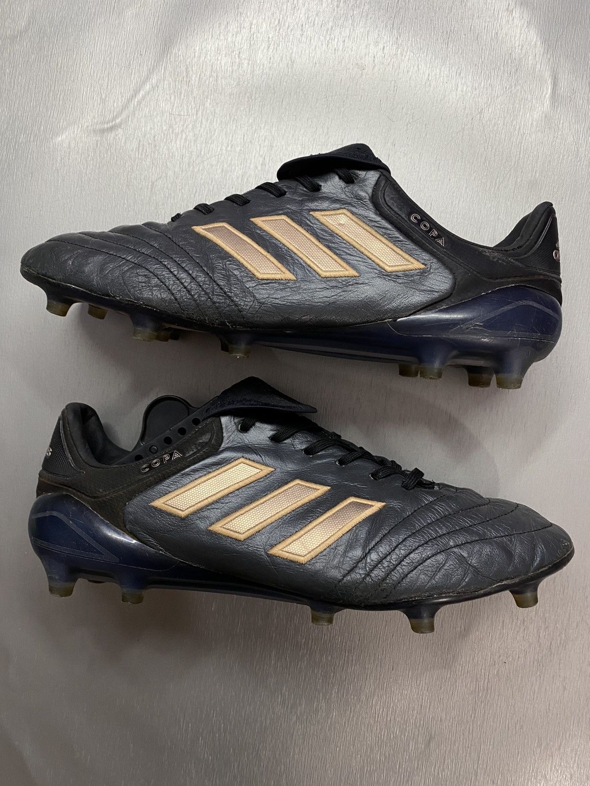Adidas adidas Copa 17.1 FG Black Gold US 11 EUR 45 BA8517 Size US 11 / EU 44 - 4 Thumbnail