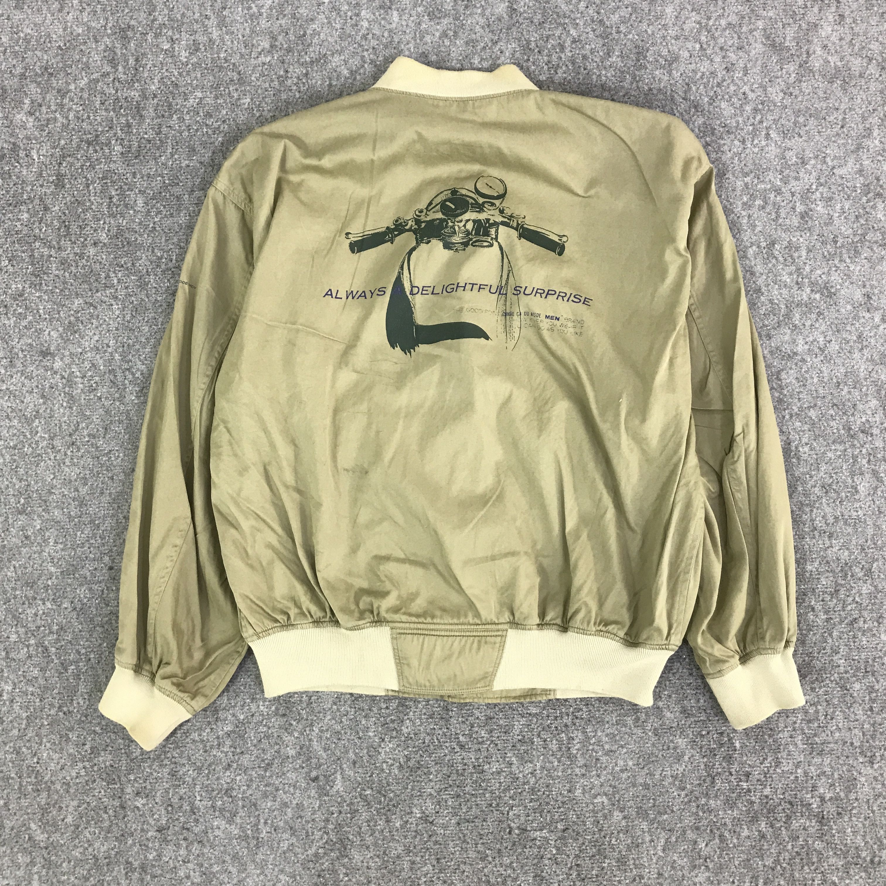 Japanese Brand COMME CA DU MODE BOMBER JAPAN JACKET Size US L / EU 52-54 / 3 - 1 Thumbnail