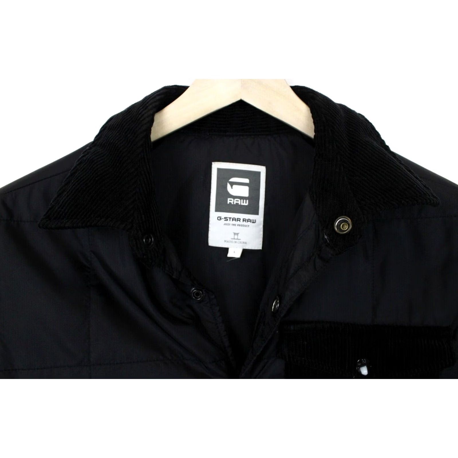 G-Star G-STAR A Crotch PM Padded Overshirt Jacket Men's LARGE Quilted Black Size US L / EU 52-54 / 3 - 5 Thumbnail