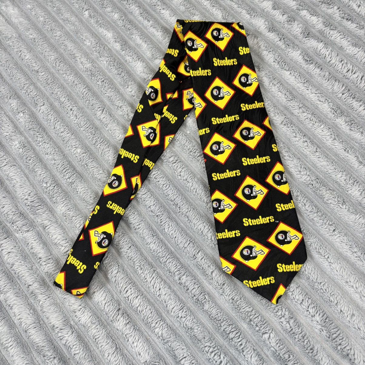 NFL Pittsburgh Steelers III Men's Tie Ralph Marlin Vintage 1995 Size ONE SIZE - 10 Thumbnail