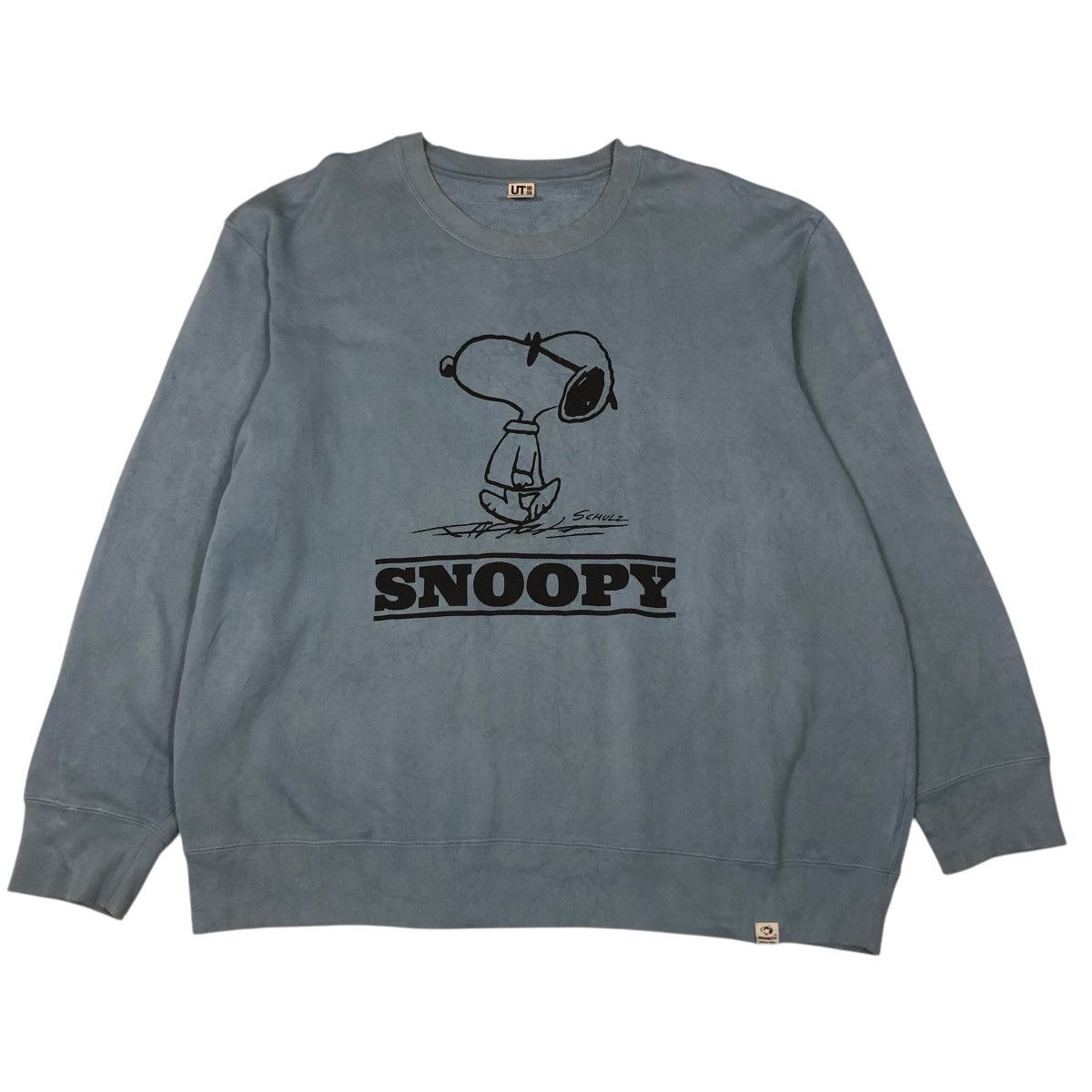 Japanese Brand 📌Vintage Sweatshirt Snoopy Big Logo Size US XXL / EU 58 / 5 - 1 Thumbnail