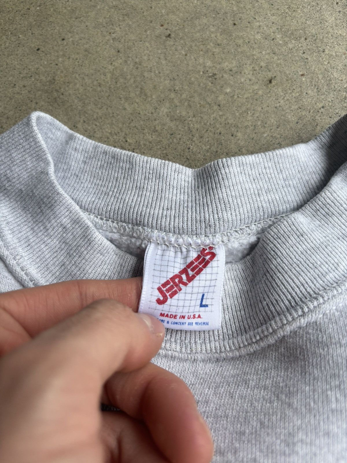 Band Tees × Vintage Crazy 90s Lush Band Spooky Simple Logo Boxy Grey Crewneck Size US L / EU 52-54 / 3 - 5 Thumbnail