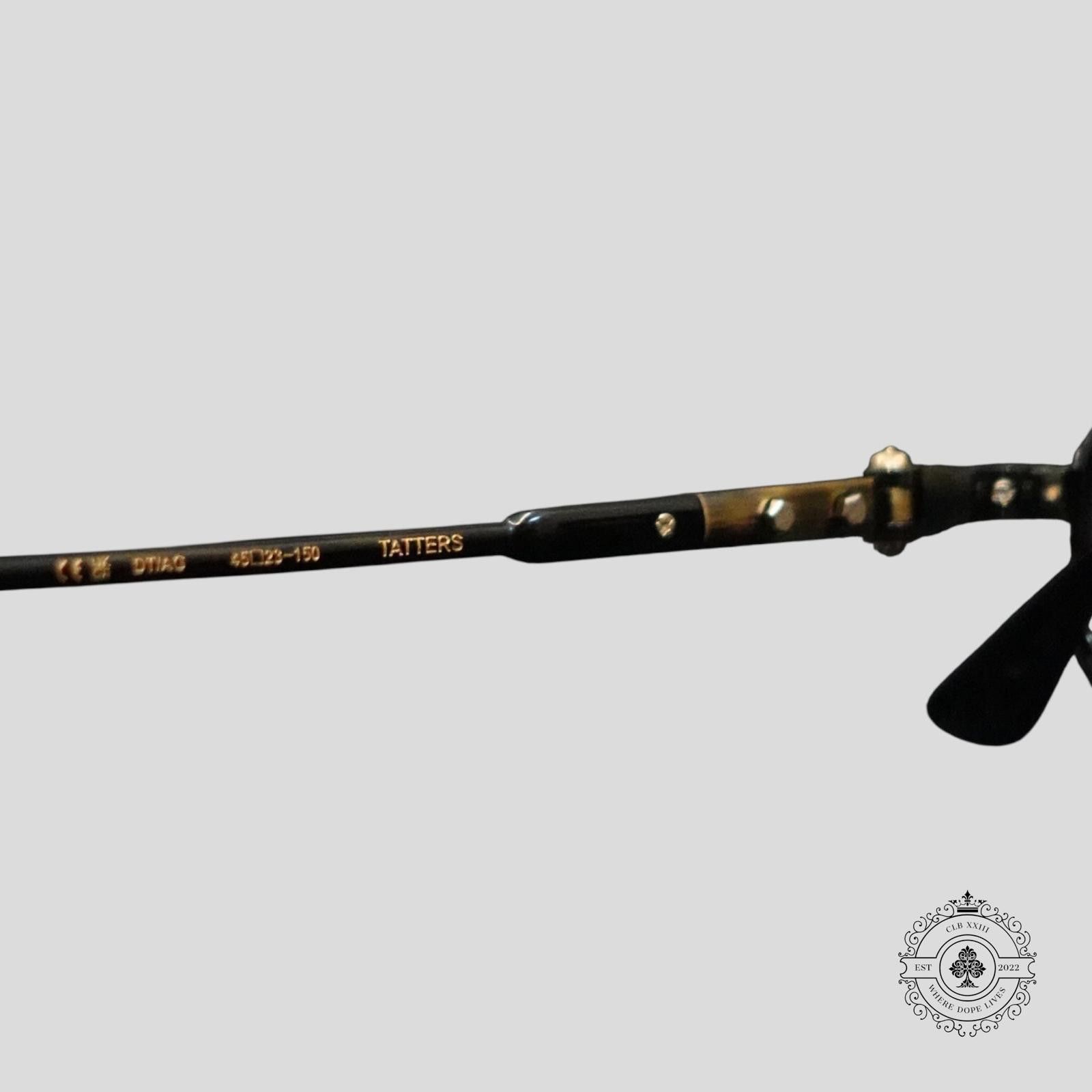 Chrome Hearts Chrome Hearts Tatters Glasses in Tortoise Shell/Gold Size ONE SIZE - 7 Thumbnail