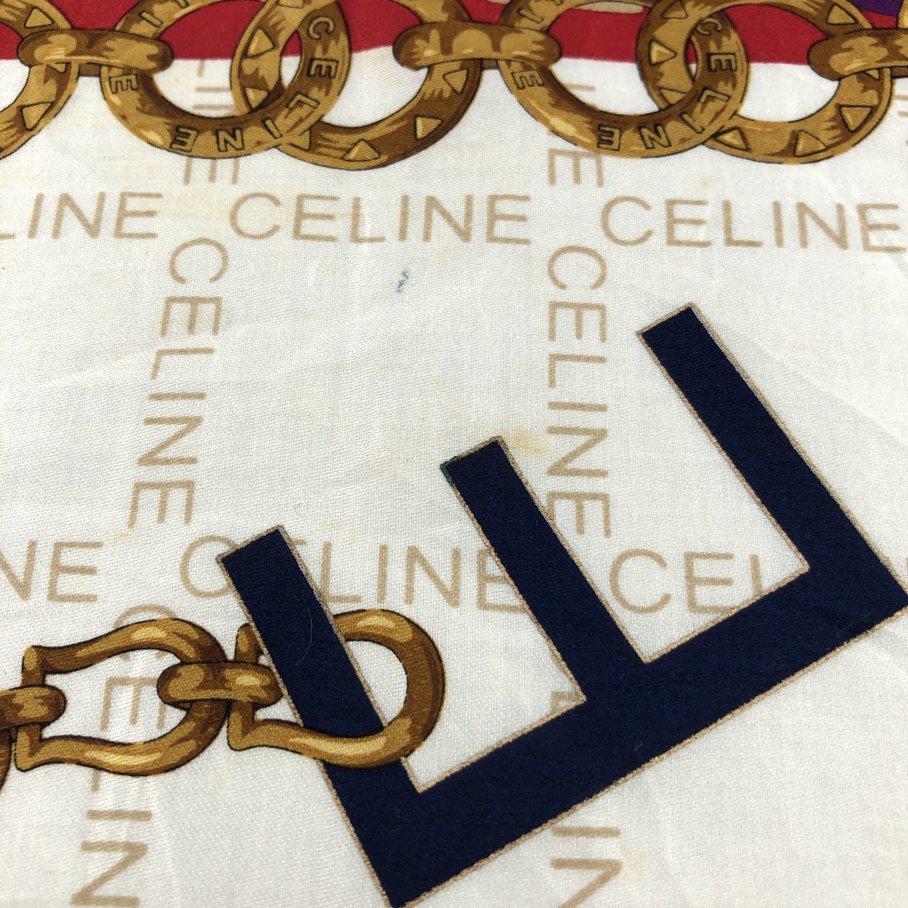 Celine Celine Handkerchief Neckerchief Bandana H3029 Size ONE SIZE - 11 Thumbnail