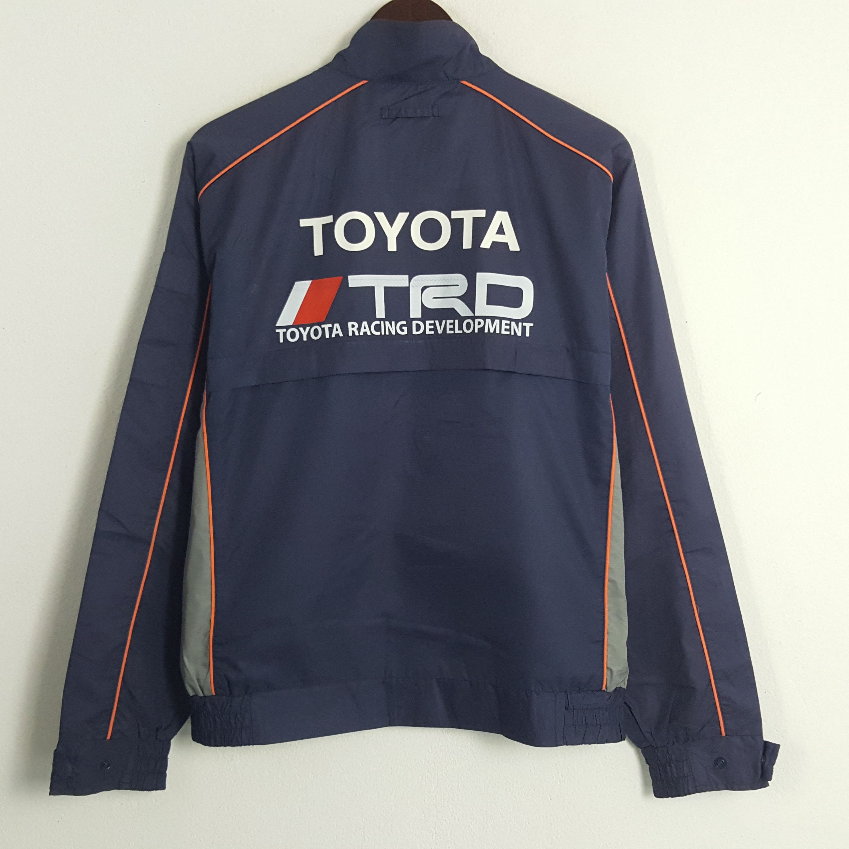 Japanese Brand × Vintage Vintage Toyota Racing Development Custom Windbreaker Jacket Size US L / EU 52-54 / 3 - 1 Thumbnail