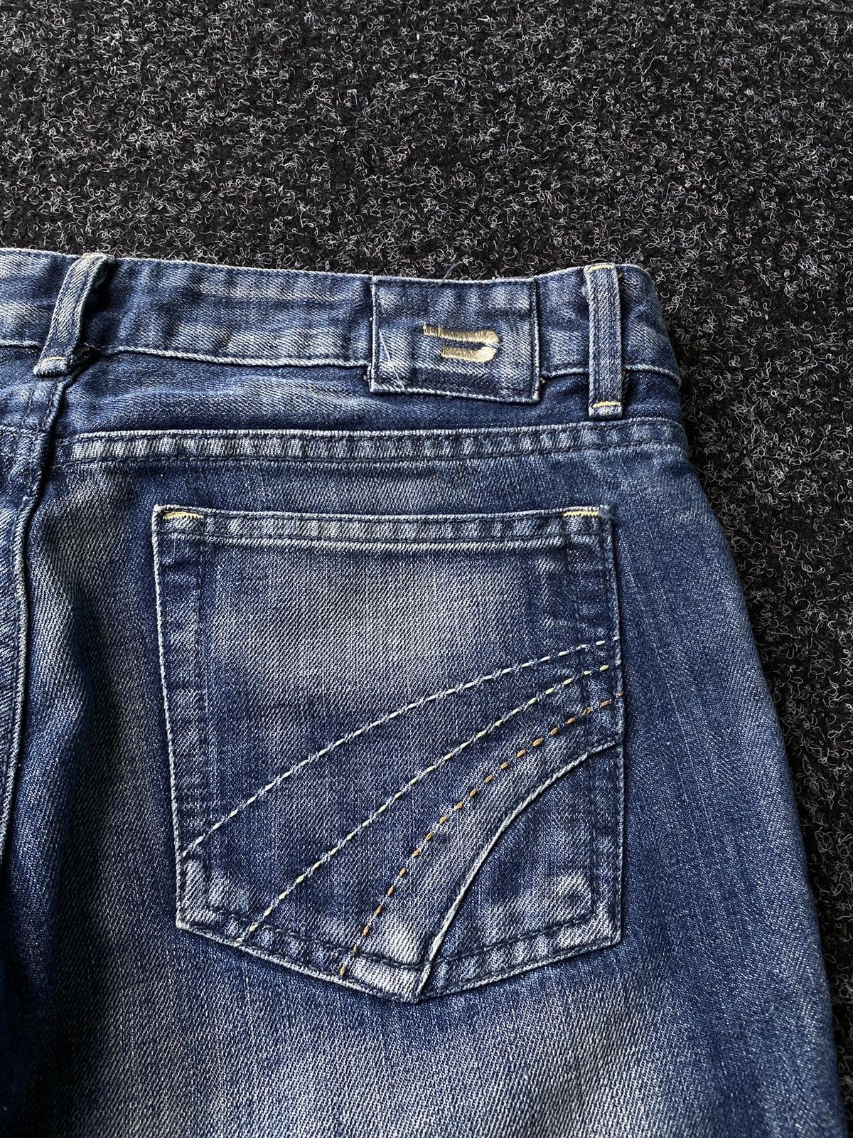 Diesel × If Six Was Nine × Vintage Crazy Vintage 90s Diesel Flared Baggy Jeans Size 31" - 14 Thumbnail