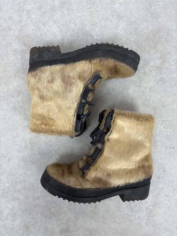 Vintage Archive Snow Camel Fur Boots Size US 9 / EU 42 - 4 Thumbnail