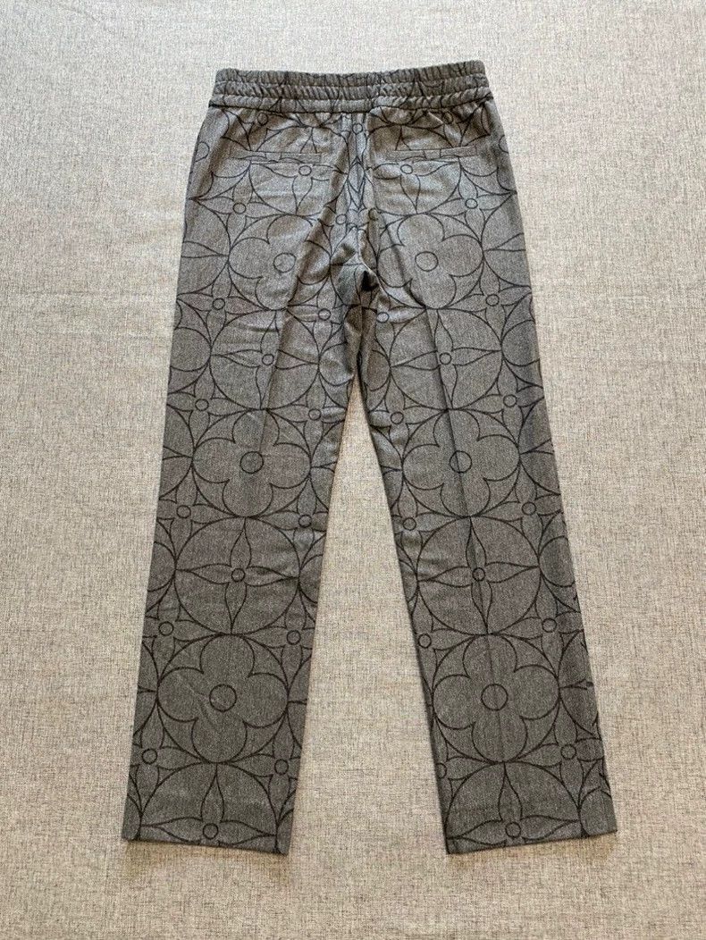 Louis Vuitton LV Full Logo Pattern Casual Pants-2506 Size US 38 / EU 54 - 2 Thumbnail