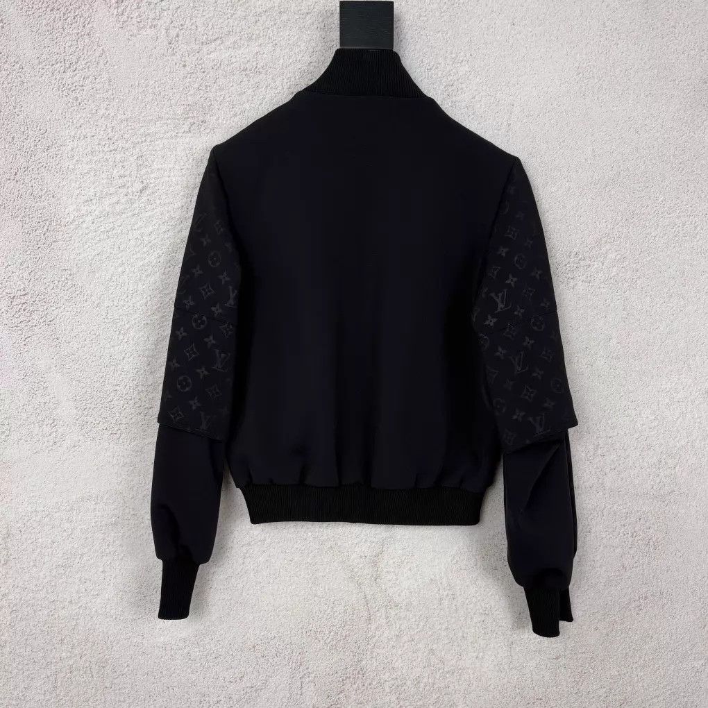 Louis Vuitton LV Black All Over Monogram Jacket Women's 36 Size XS / US 0-2 / IT 36-38 - 2 Thumbnail