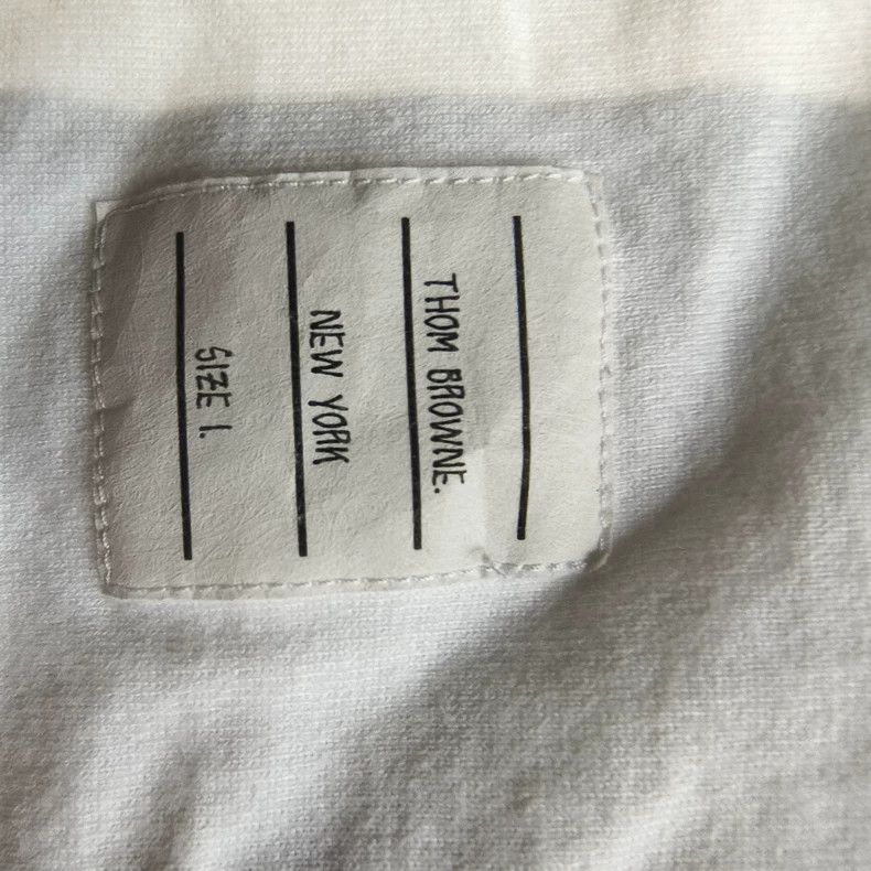 Thom Browne Thom Browne Round collar white long sleeves Size US S / EU 44-46 / 1 - 5 Thumbnail