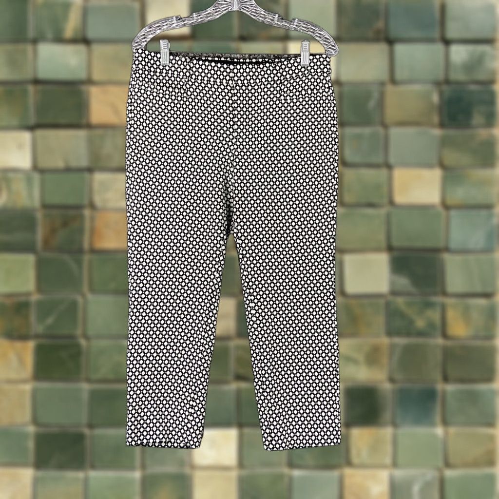 Banana Republic Banana Republic Sloan Crop Dress Pants Women’s 6 Petite Ankle Pants Dress Pants 6P Multicolor Womens Petitess? Size 28" / US 6 / IT 42 - 1 Thumbnail
