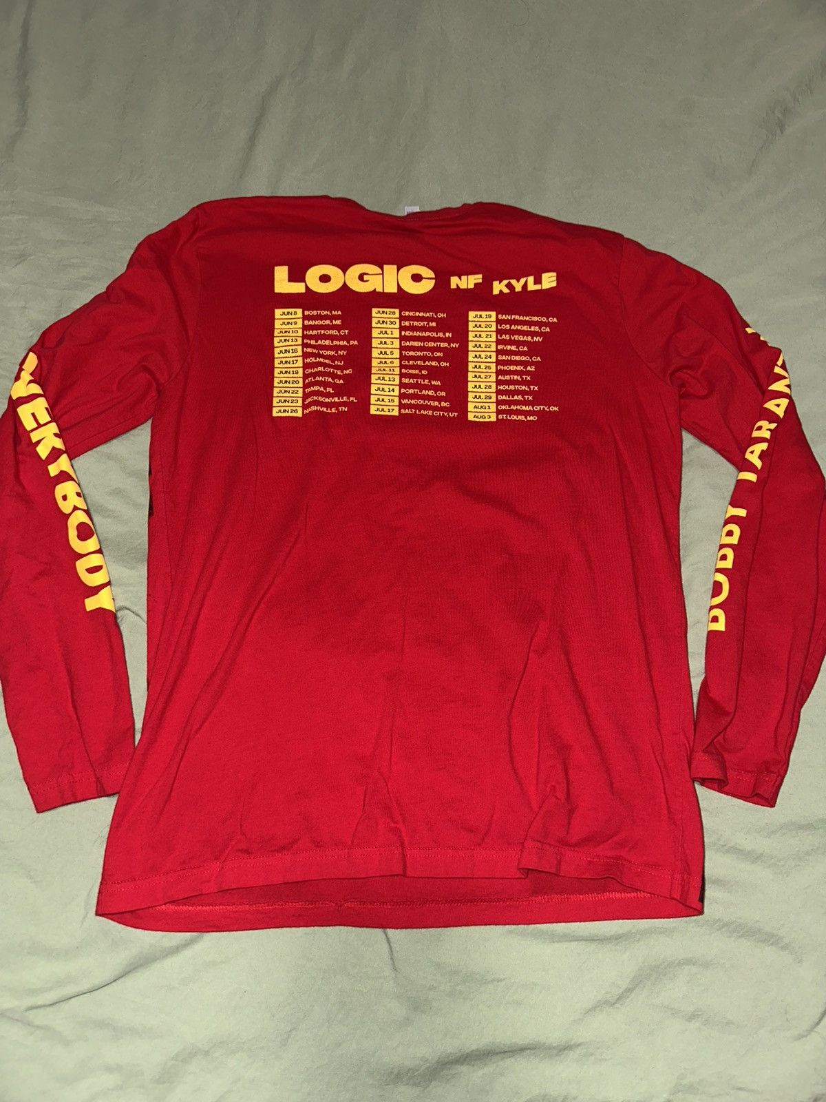 Logic Logic The Bobby Tarantino Vs. Everybody Tour Tee Size US L / EU 52-54 / 3 - 3 Thumbnail
