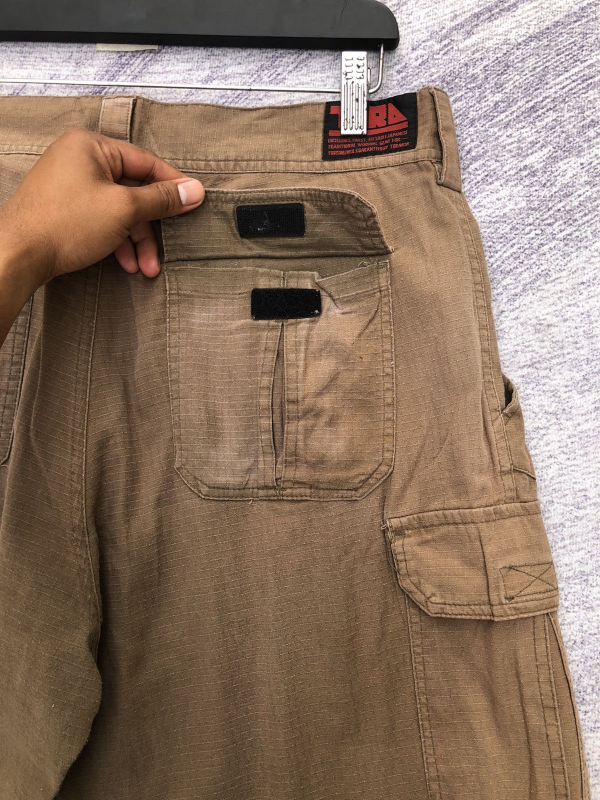 Chocolate × Japanese Brand Japanesebrand Baggie Cargo Pants Multipocket Tactical Size US 34 / EU 50 - 17 Thumbnail