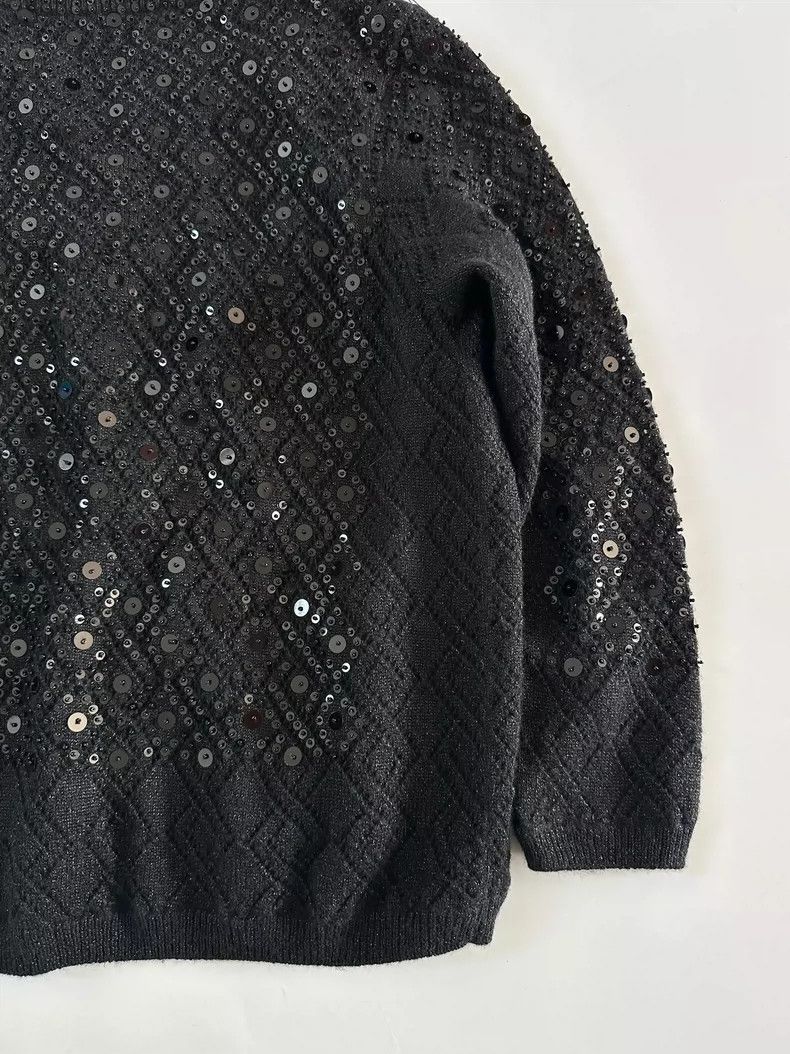 Dries Van Noten dries van noten Heavy stitching bead cardigan 2504-Nextarro Size US M / EU 48-50 / 2 - 9 Thumbnail