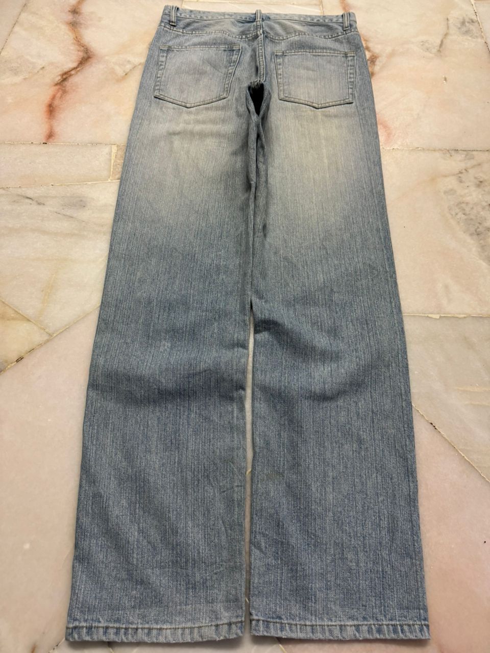 Japanese Brand VINTAGE 2000s JAPANESE MUDWASH STRAIGHT BLUE JEANS Size US 30 / EU 46 - 9 Thumbnail