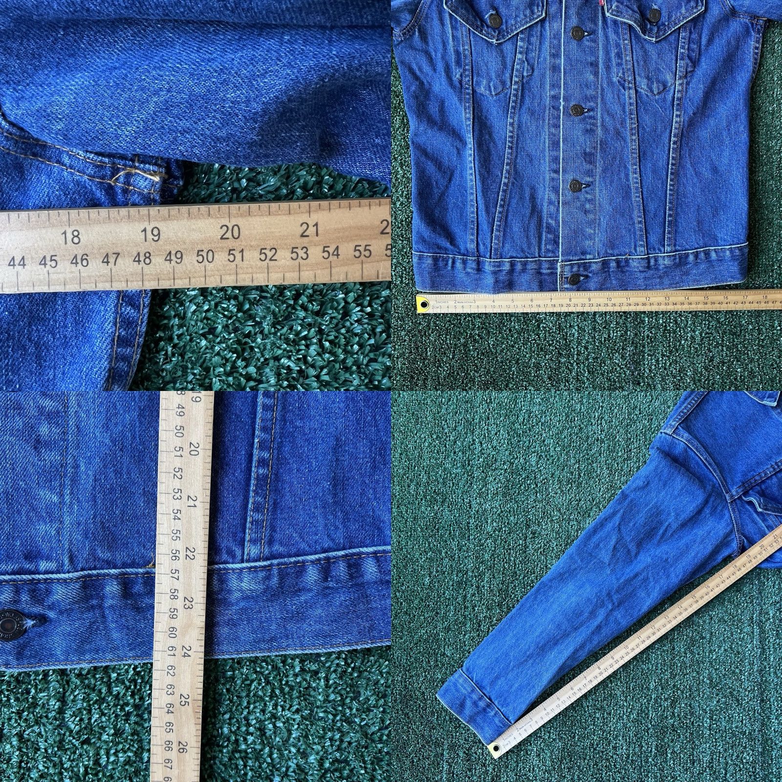 Levi's VTG Levi’s 70505-0217 Type 3 Indigo Denim Jean Jacket Small 36 B Men USA 70s Trucker Size US 36 / EU 52 - 9 Thumbnail
