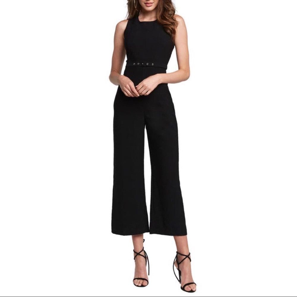 Other NWT New Bardot Belted Jumpsuit Black Size 6 Size 28" / US 6 / IT 42 - 1 Thumbnail