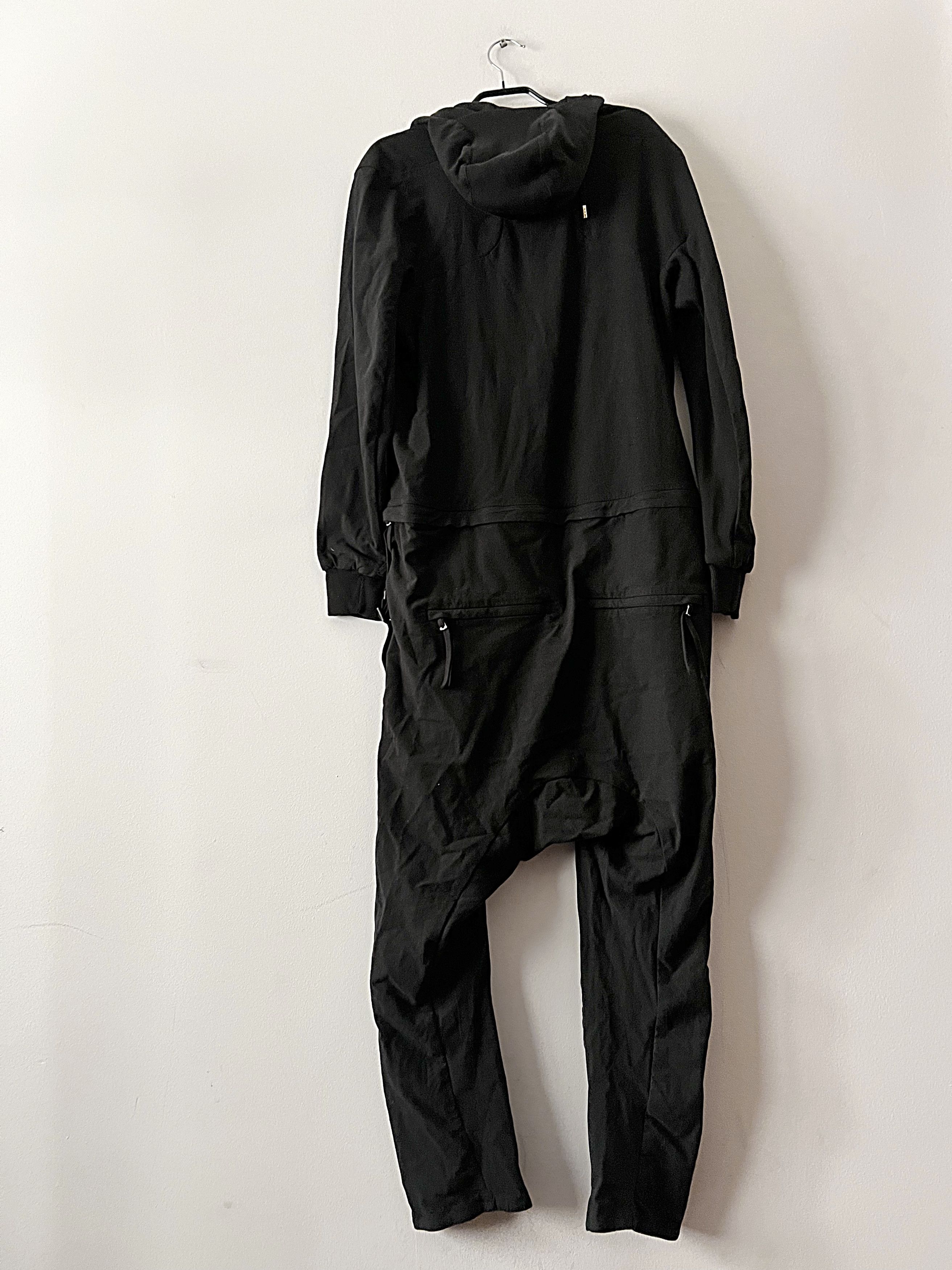 Boris Bidjan Saberi Black Overall 2 Jumpsuit Size US 32 / EU 48 - 7 Thumbnail