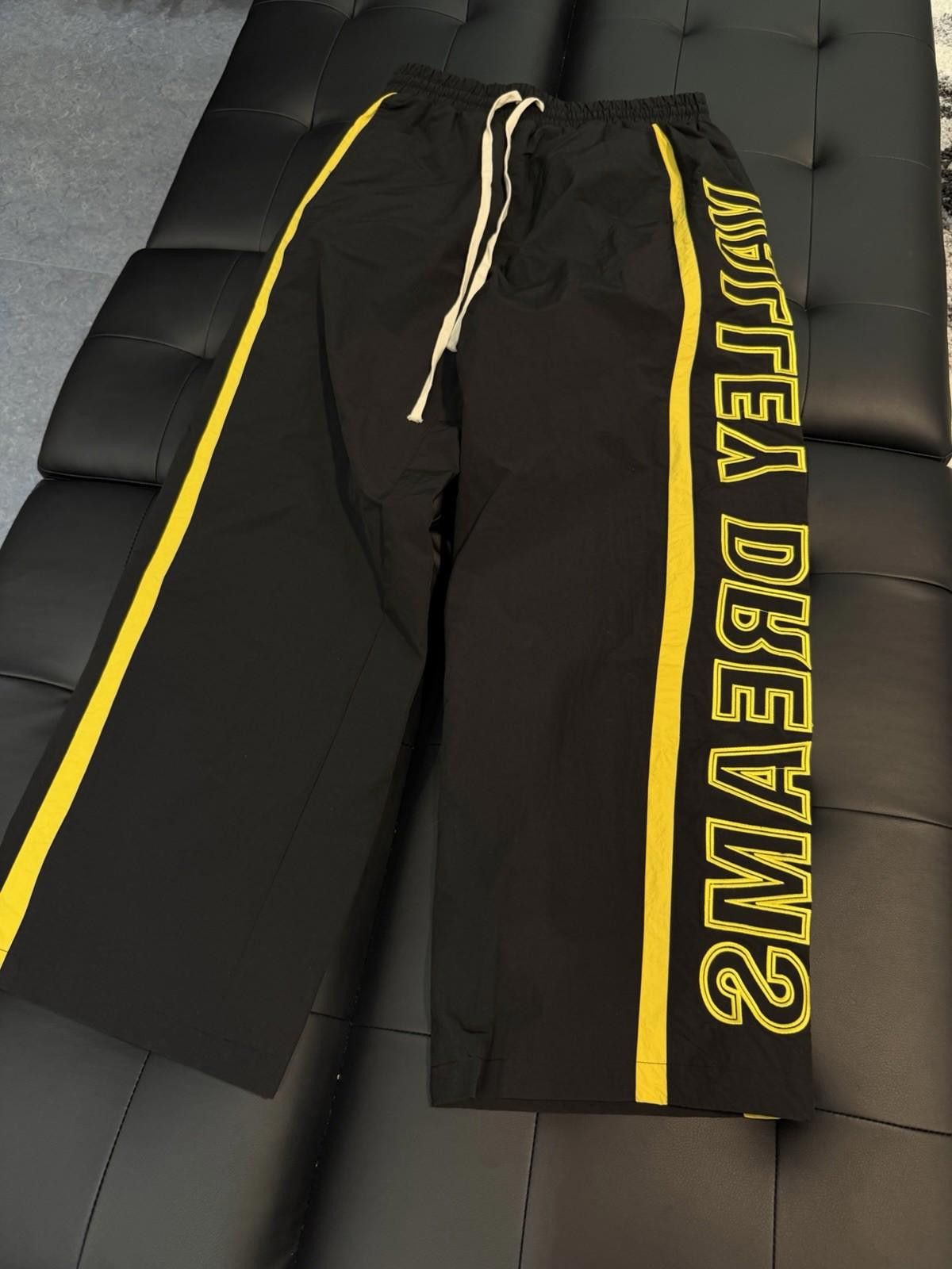 Other Valley Track Black Yellow Drawstring Sweatpants Size Small Size US 30 / EU 46 - 4 Thumbnail