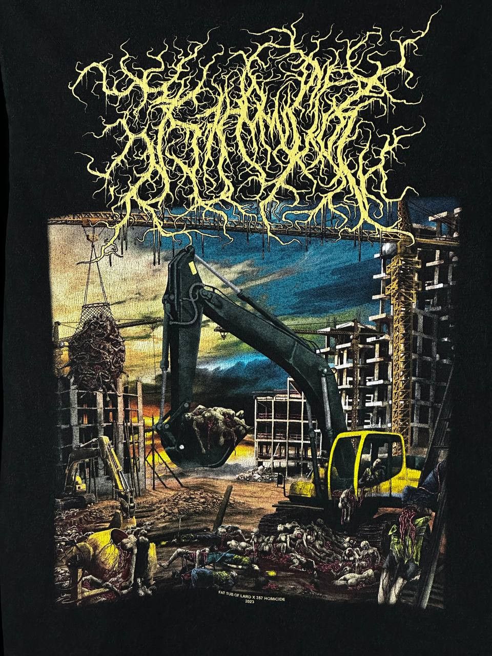 Band Tees Fat Tub Of Lard x 357 Homicide Hardcore Band T Shirt Size US M / EU 48-50 / 2 - 3 Thumbnail