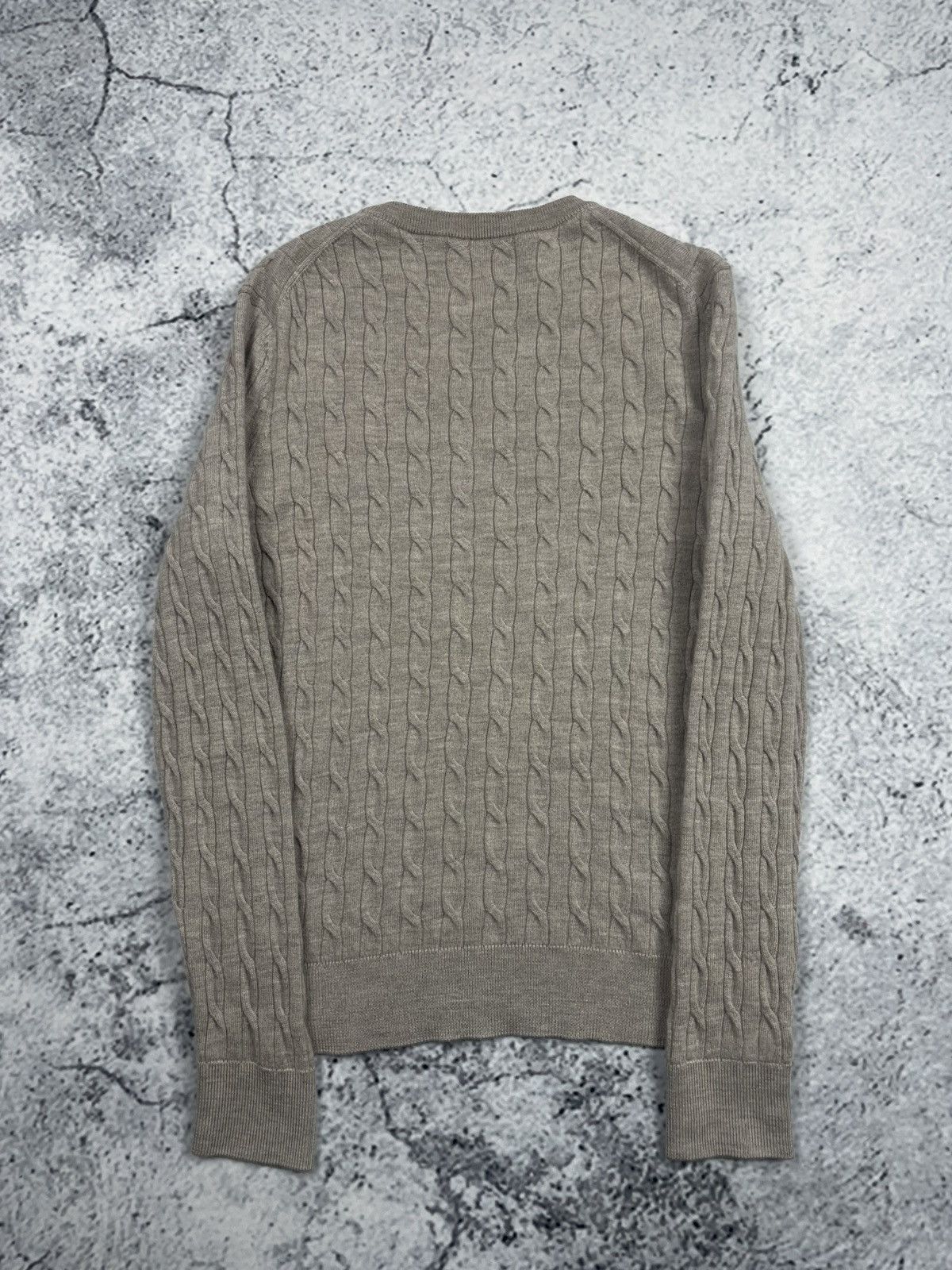 Morris Morris Stockholm M Merino Wool Cable Knit Sweater luxury egv Size US M / EU 48-50 / 2 - 3 Thumbnail