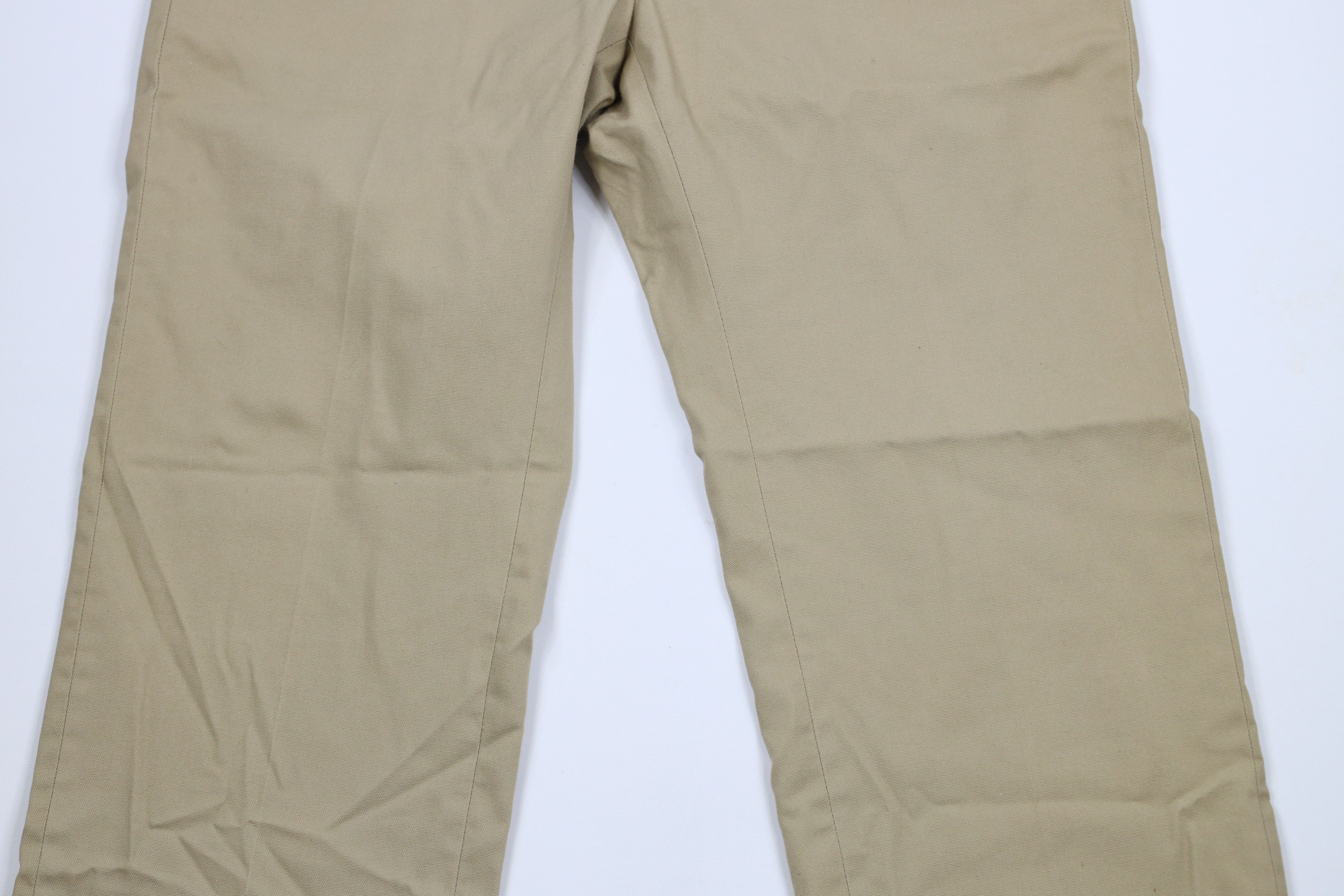 Vintage Vintage 70s Streetwear Wide Leg Chino Pants Trousers Tan Size US 34 / EU 50 - 3 Thumbnail