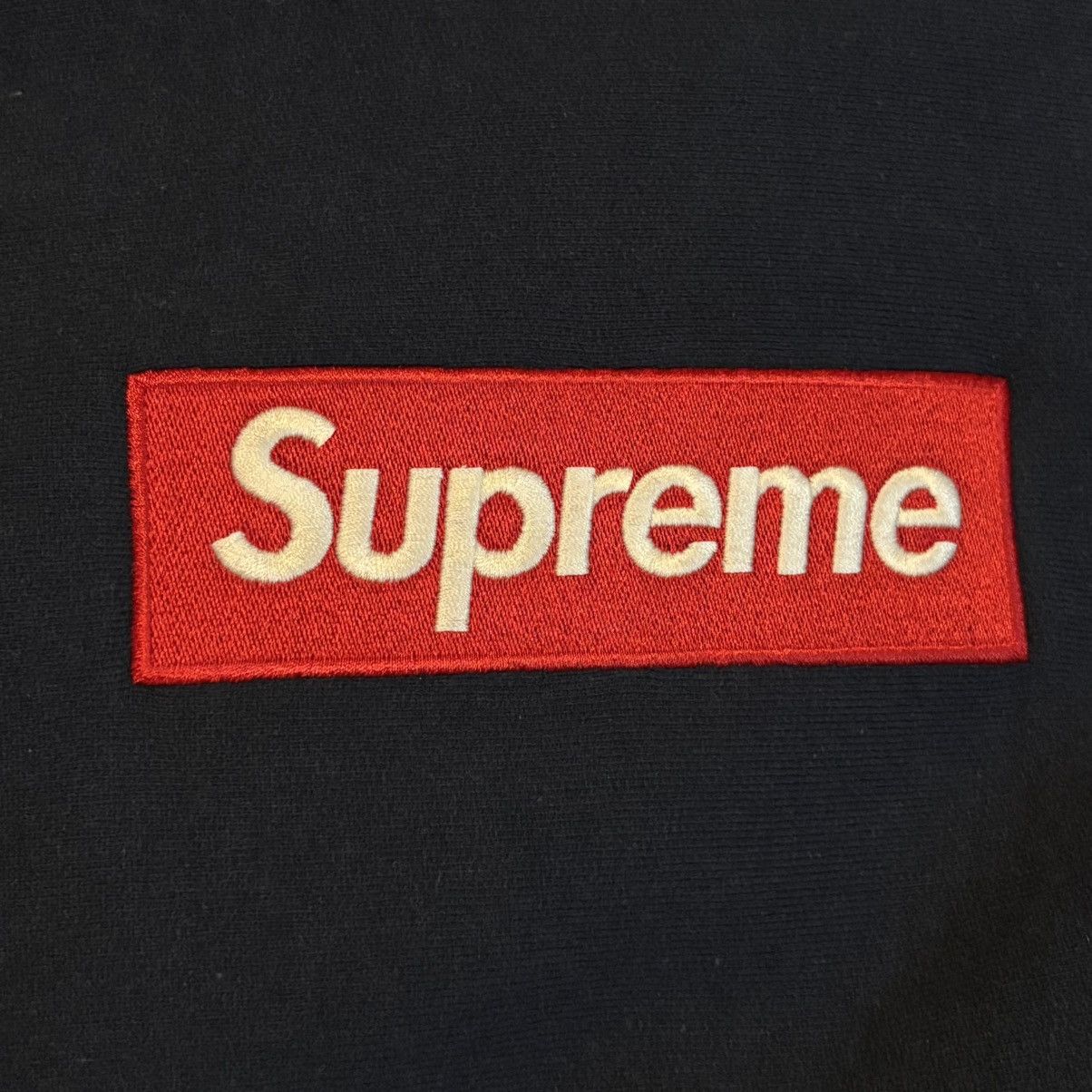 Supreme Box Logo Hoodie Navy Red XL FW16 2016 HOODED SWEAT