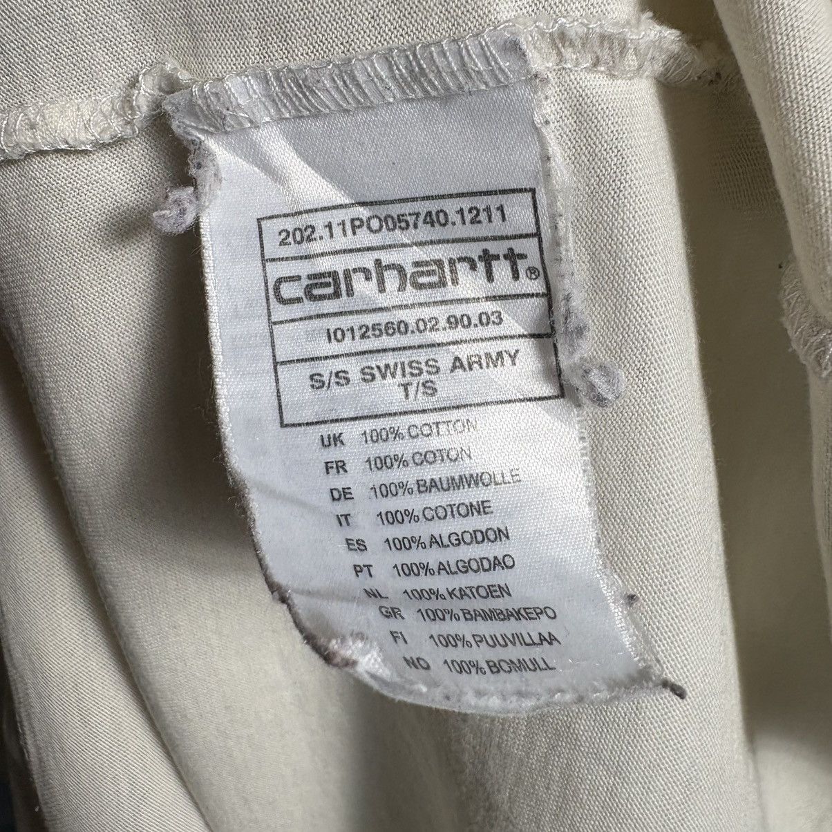 Carhartt Vintage Carhartt Knife Graphic T-Shirt / Distressed Size US M / EU 48-50 / 2 - 4 Thumbnail