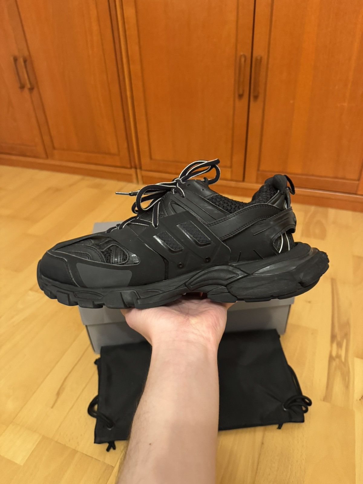 Balenciaga Balenciaga Track Triple Black Size US 10 / EU 43 - 5 Thumbnail