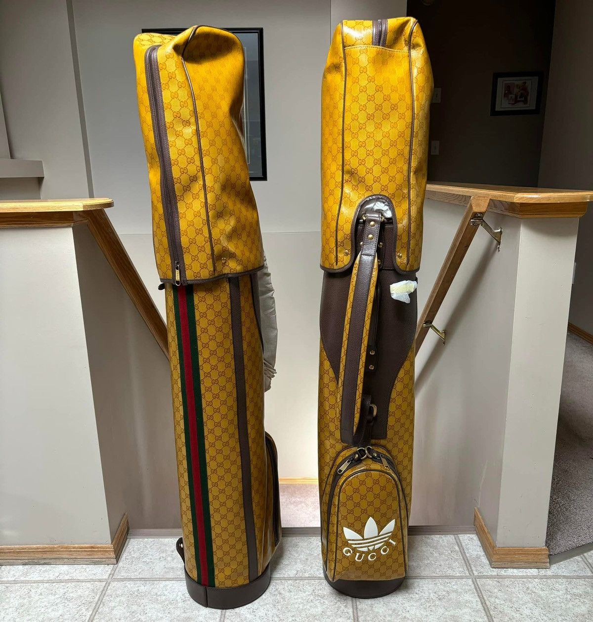 Adidas × Gucci Gucci x Adidas GG Monogram Golf Bags Size ONE SIZE - 4 Thumbnail