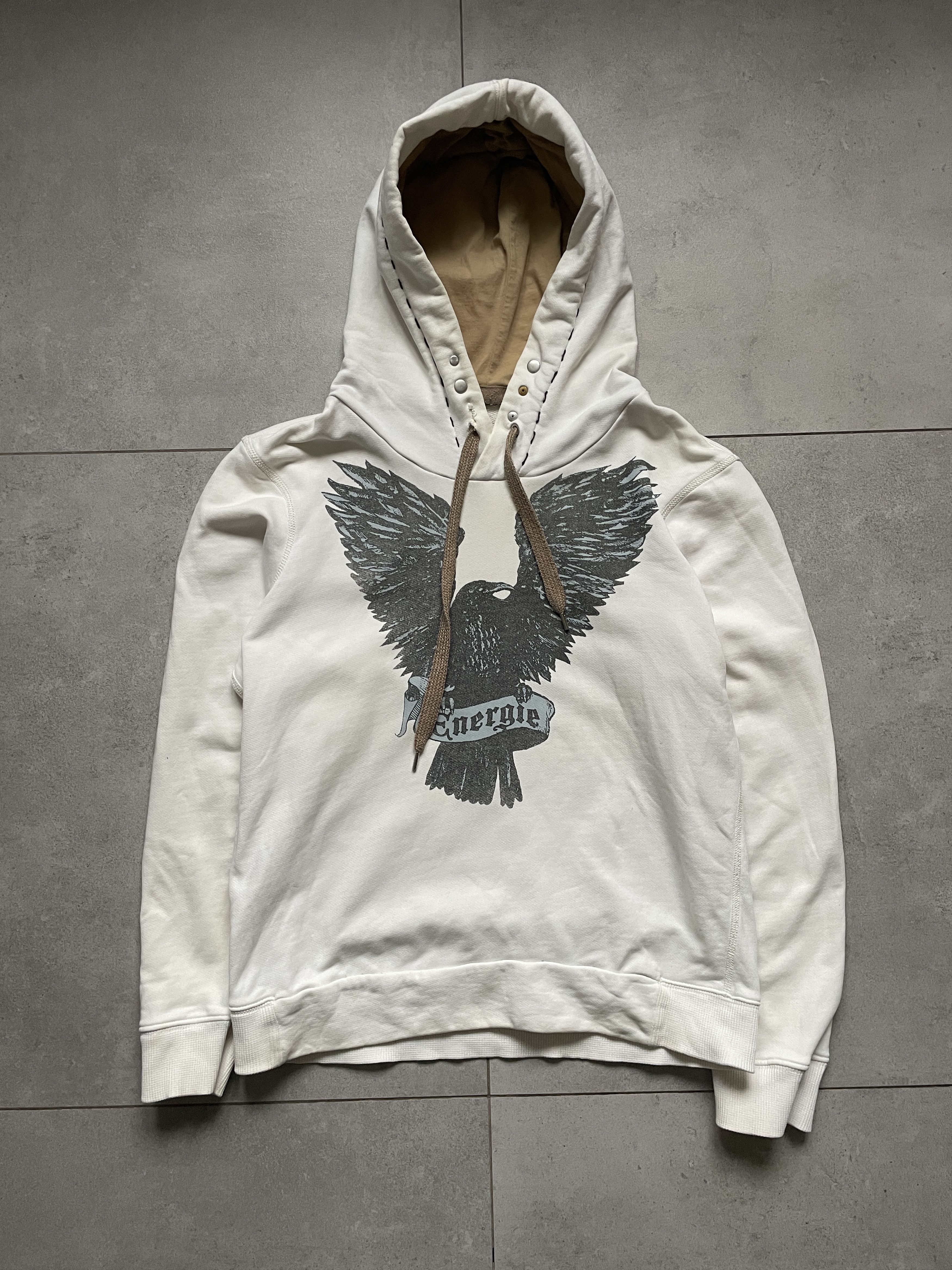 Energie Y2K ENERGIE JAPAN EAGLE SLIM FIT STUDDED HOODIE Size US S / EU 44-46 / 1 - 1 Thumbnail