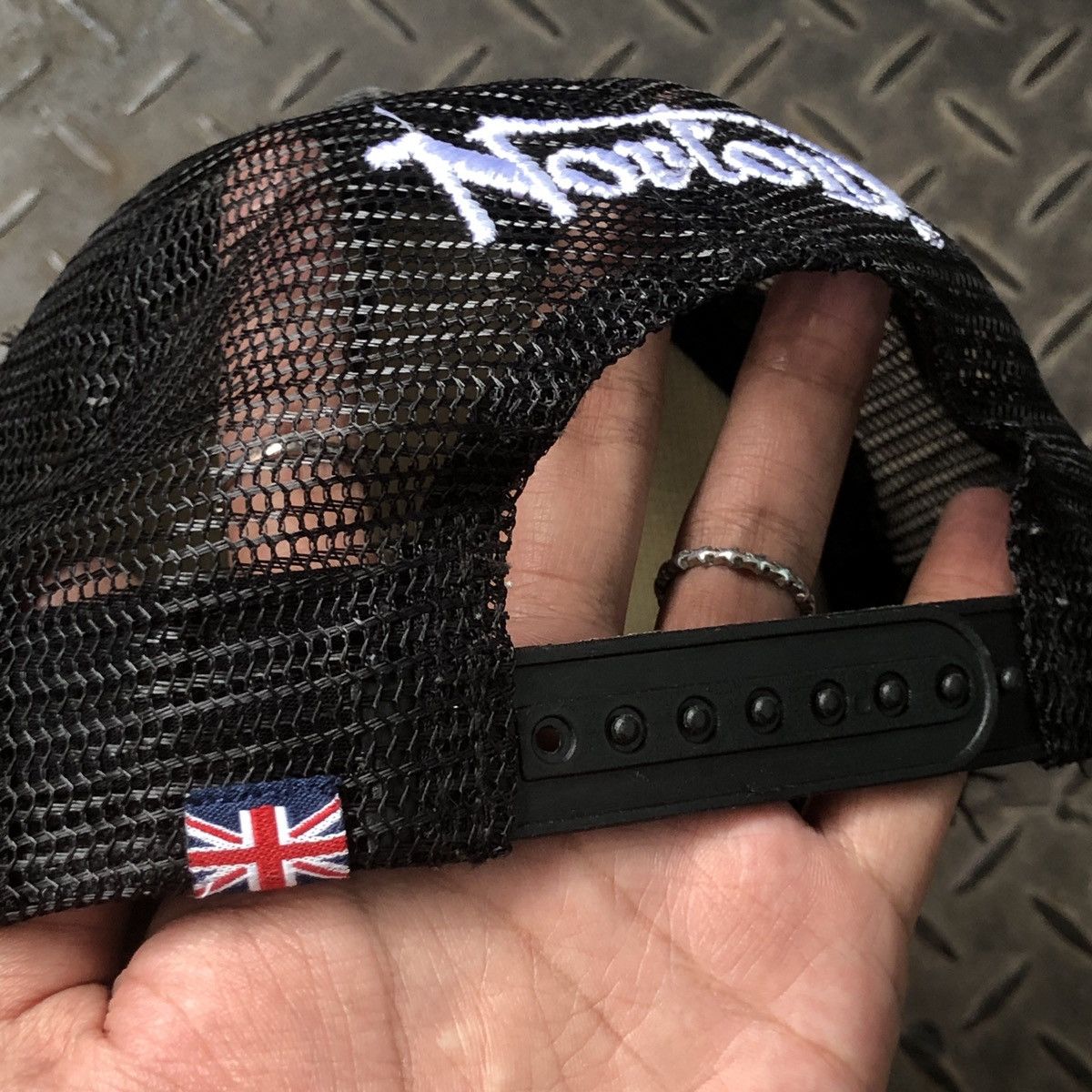 Norton Vintage Norton Motorcycle Fur Distressed Trucker Hat Size ONE SIZE - 6 Thumbnail